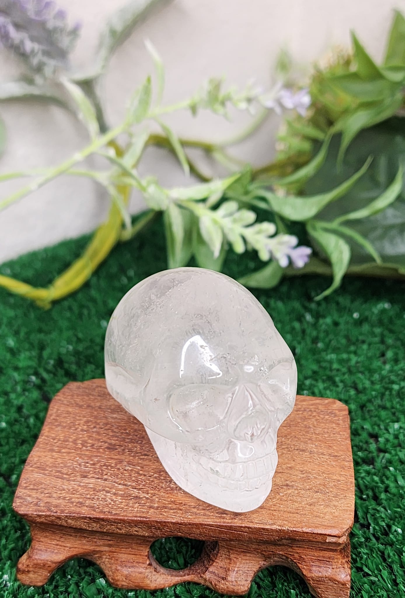 Clear Quartz Crystal Skull