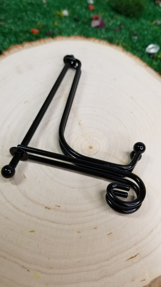 Folding Black Metal Stands π€