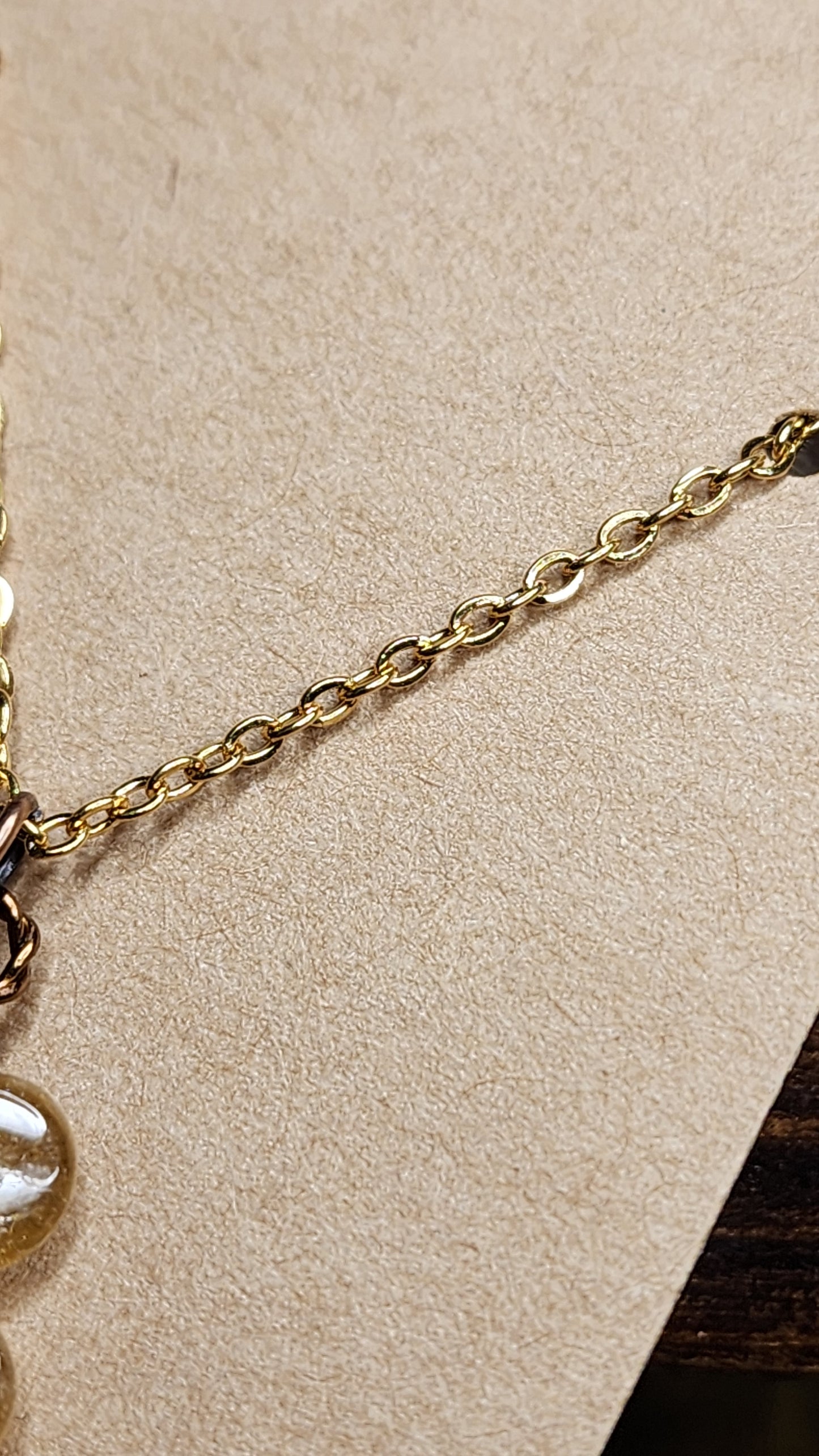 Yellow Tourmaline Flower Necklace ๐ผ