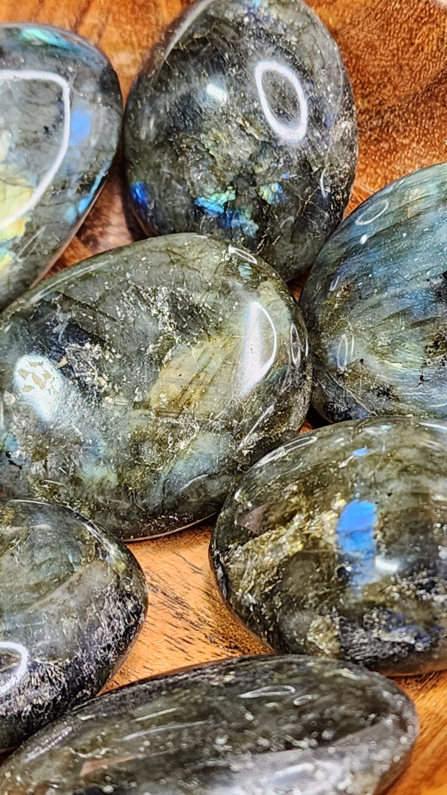 Labradorite Palm Stones