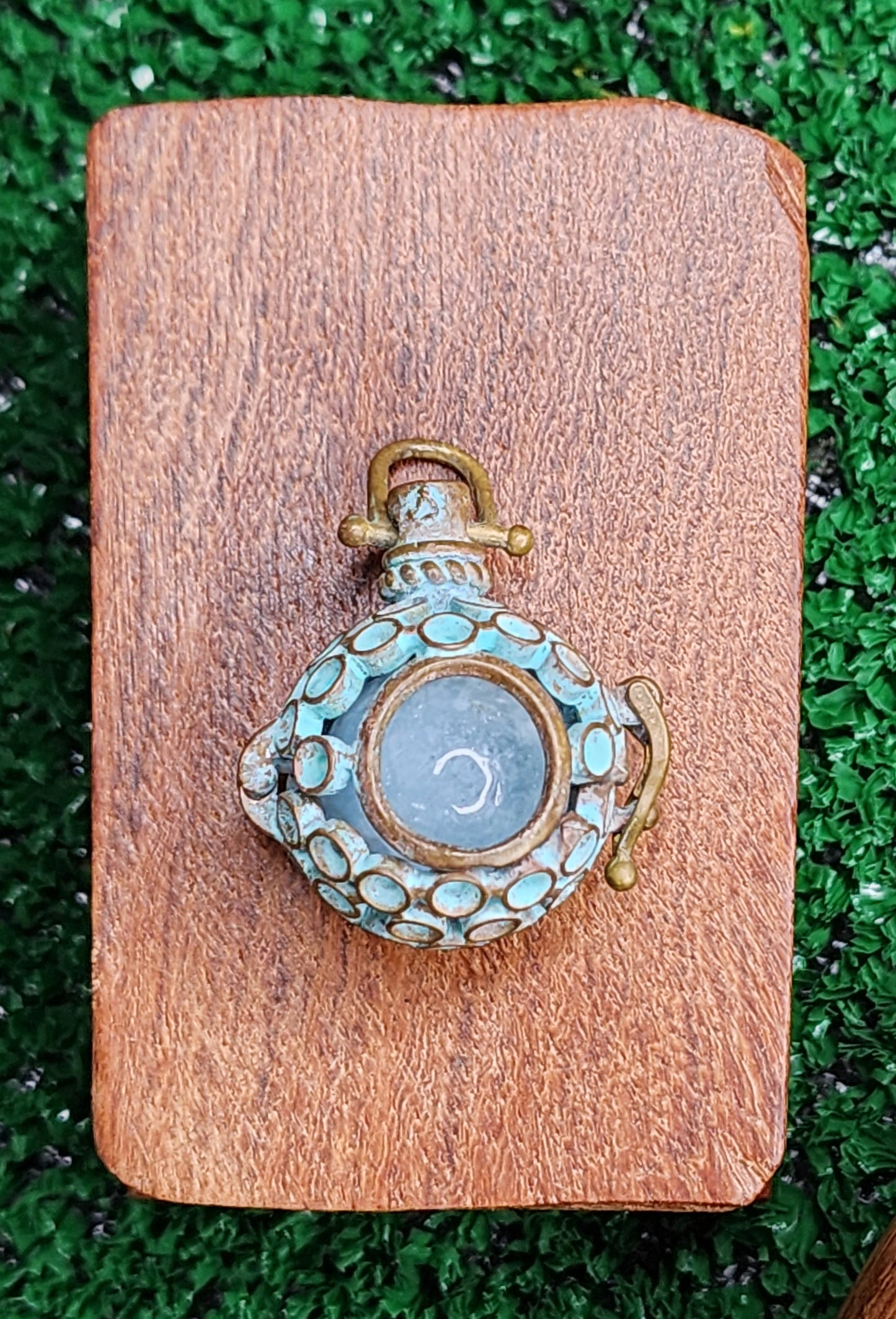 Copper Cages with Crystals