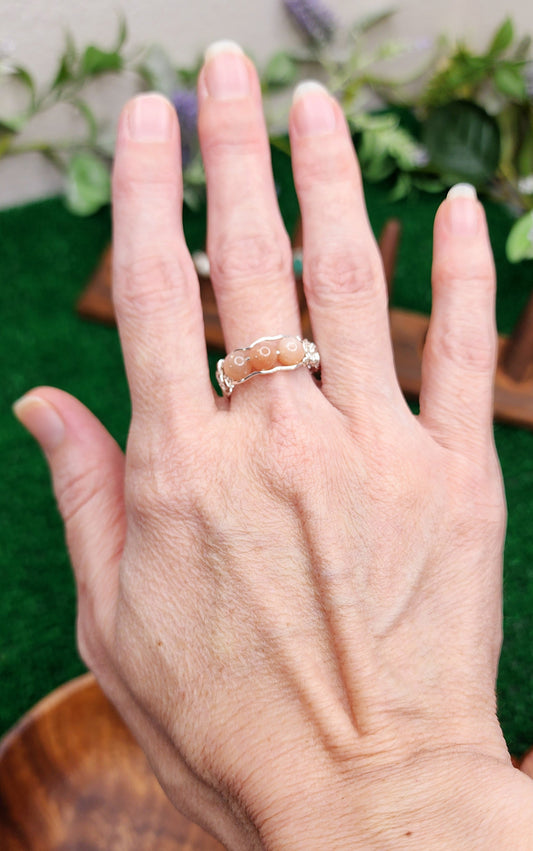 Sunstone Wire Wrapped Ring ☀️