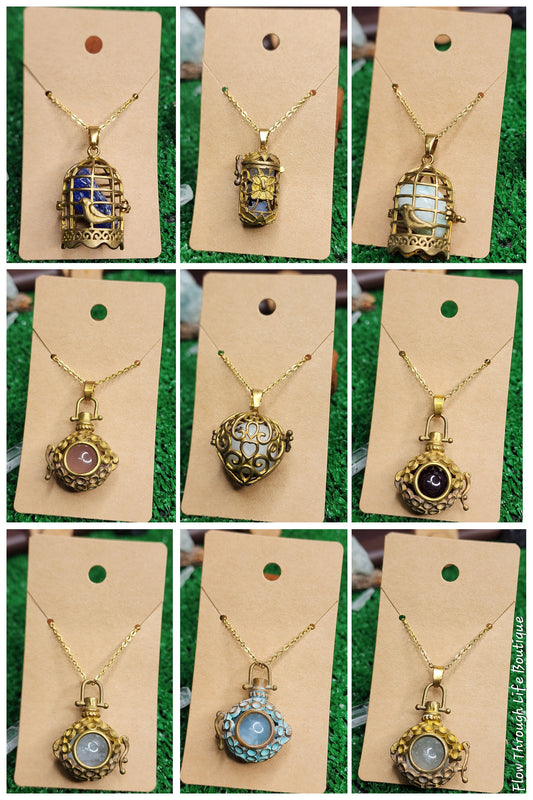 Copper Cages with Crystals