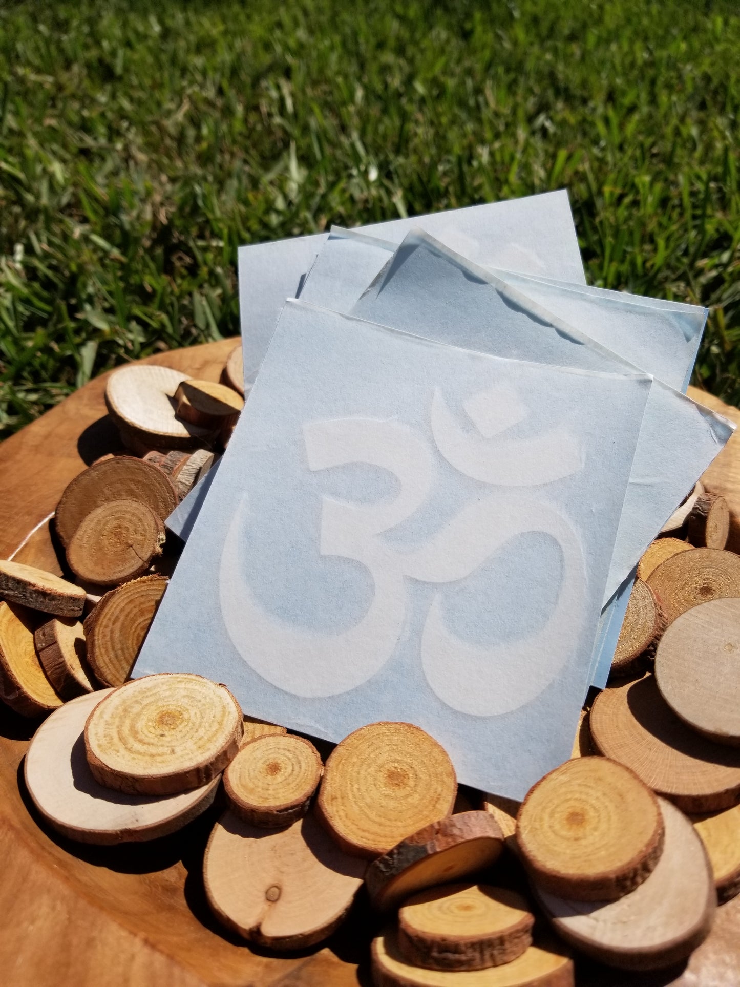 Vinyl 'Om' Symbol Stickers