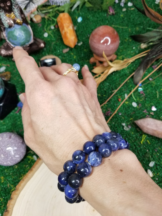 Sodalite Beaded Bracelets (10mm)