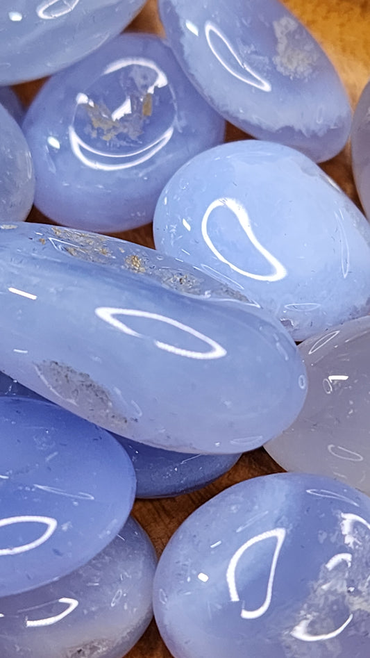 Blue Lace Agate Tumbles