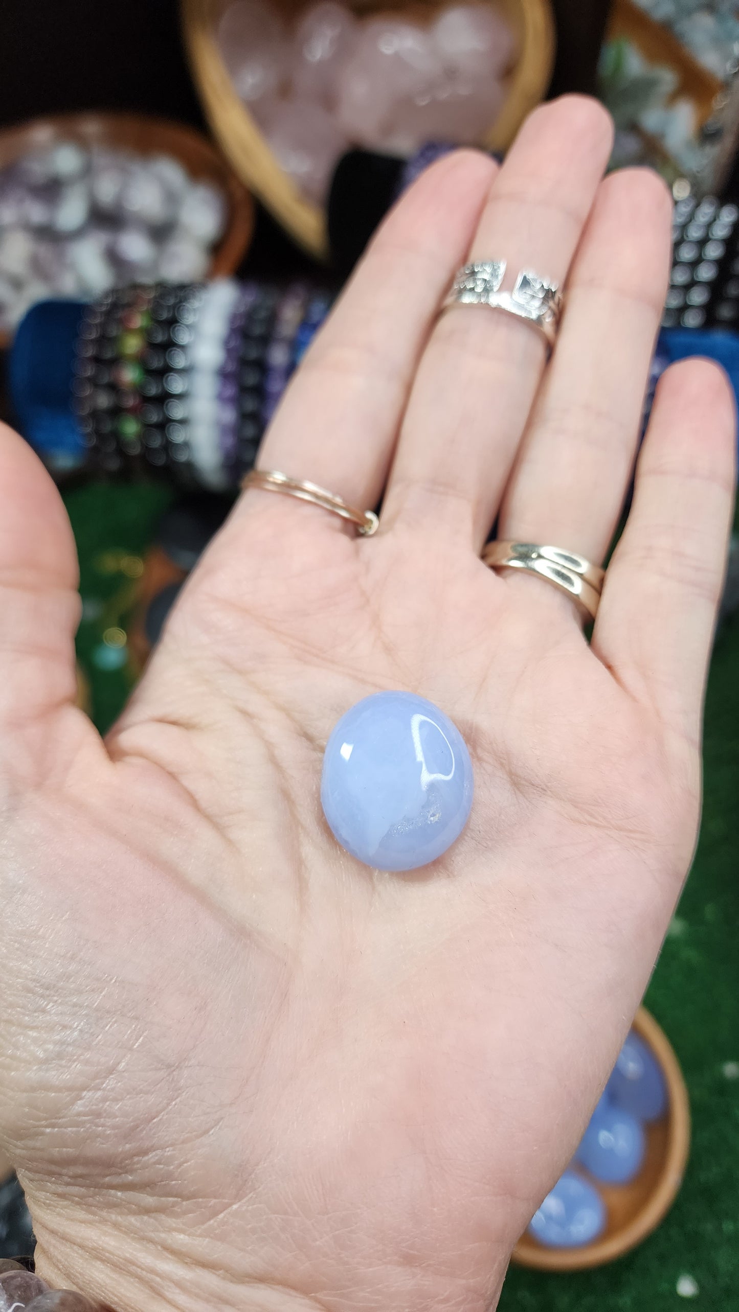 Blue Lace Agate Tumbles