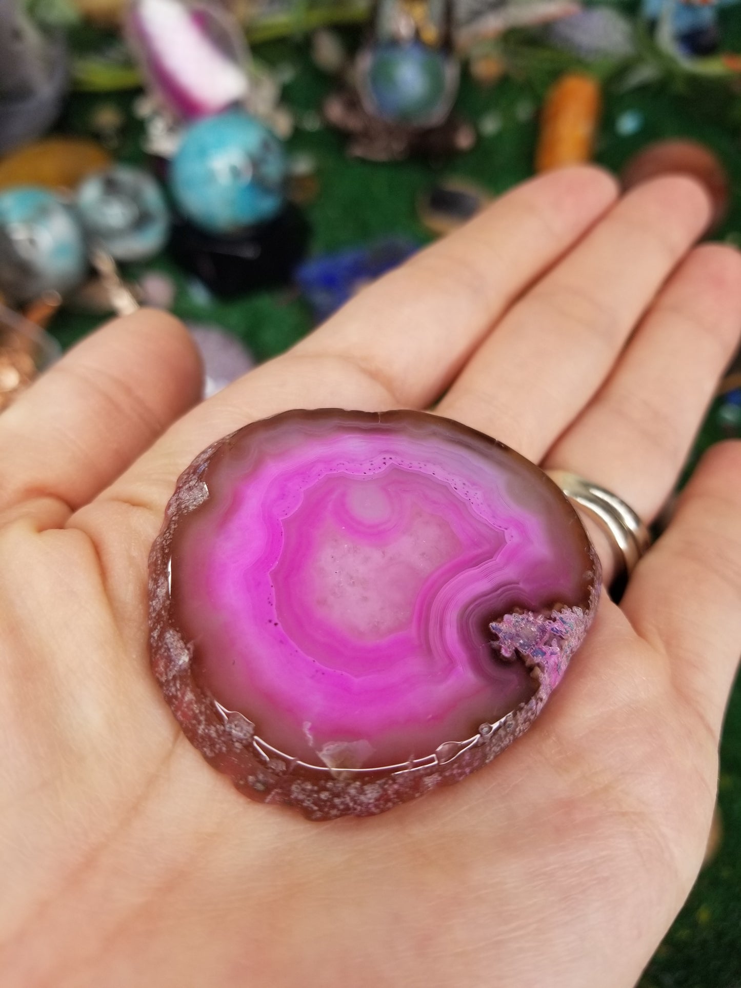 Pink Agate Slice 2