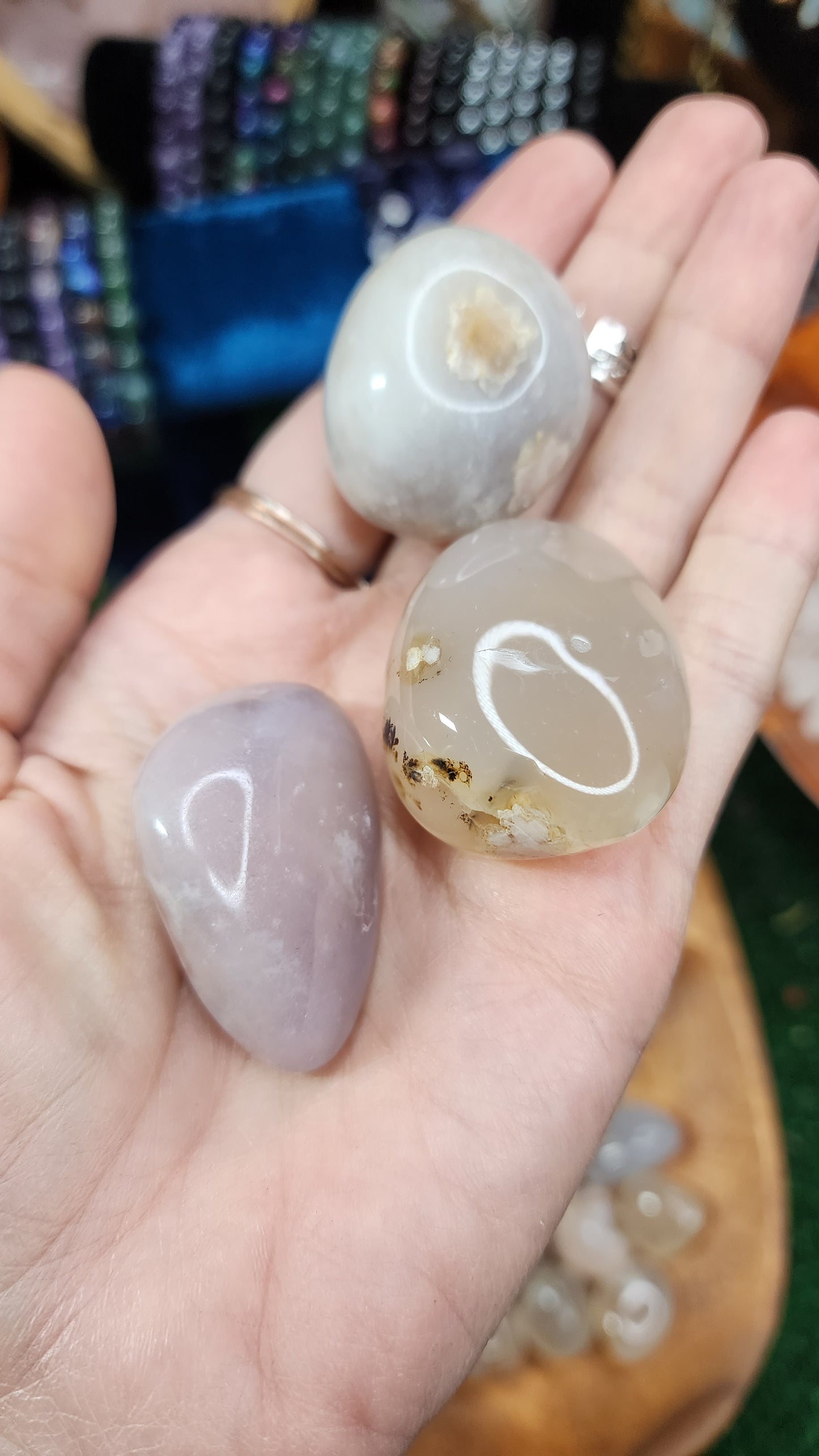 Flower Agate Tumbles