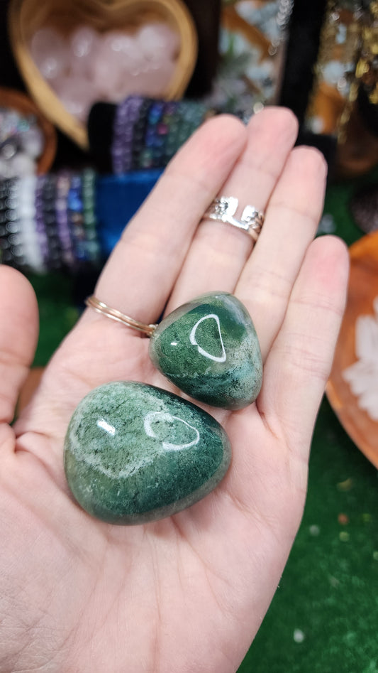 Moss Agate Tumbles