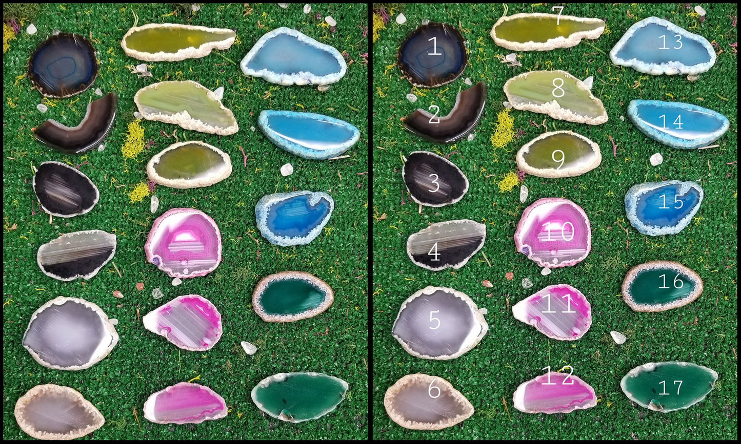 Mini Agate slices