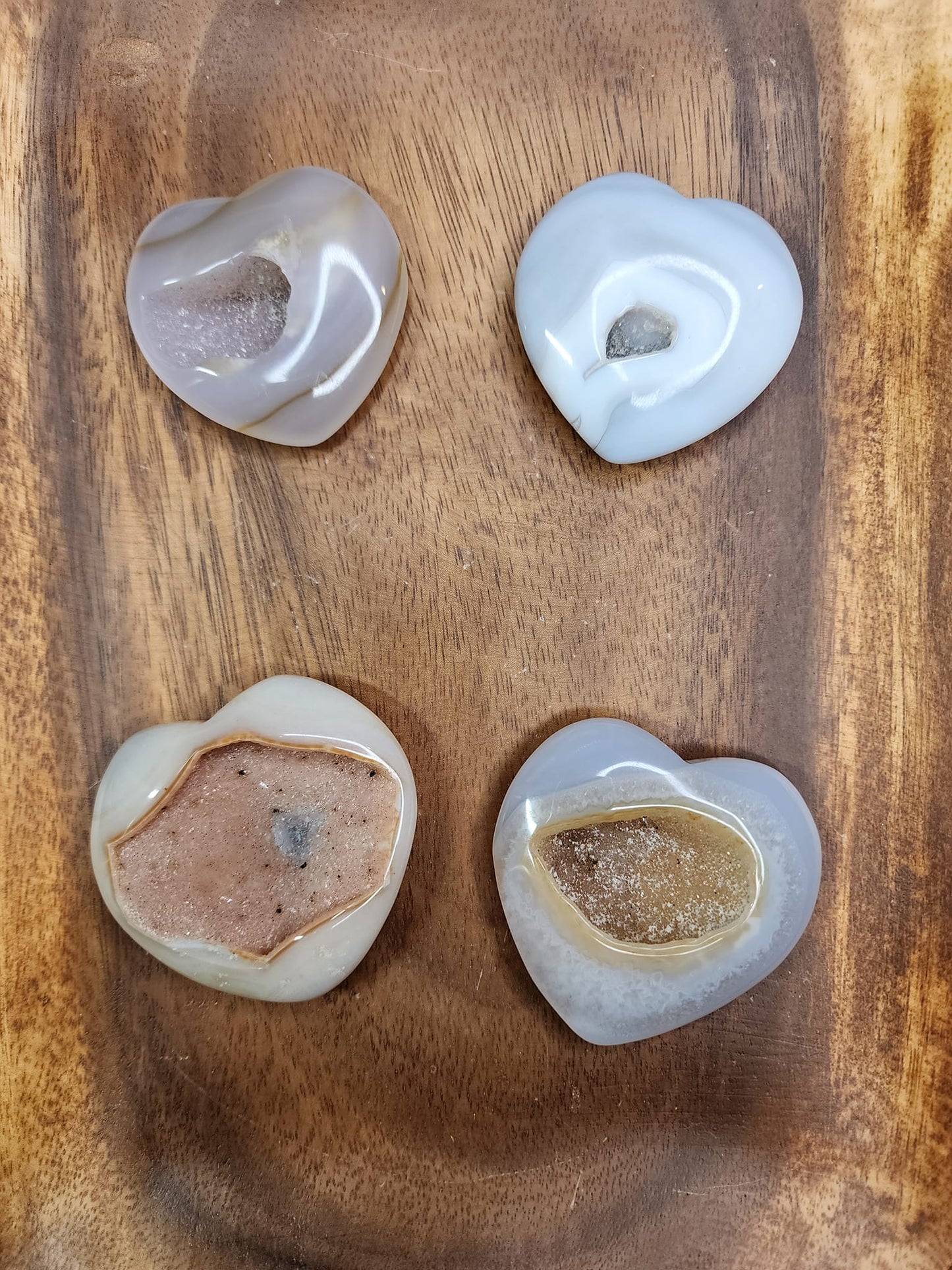 Druzy Agate Crystal Hearts 💖✨️