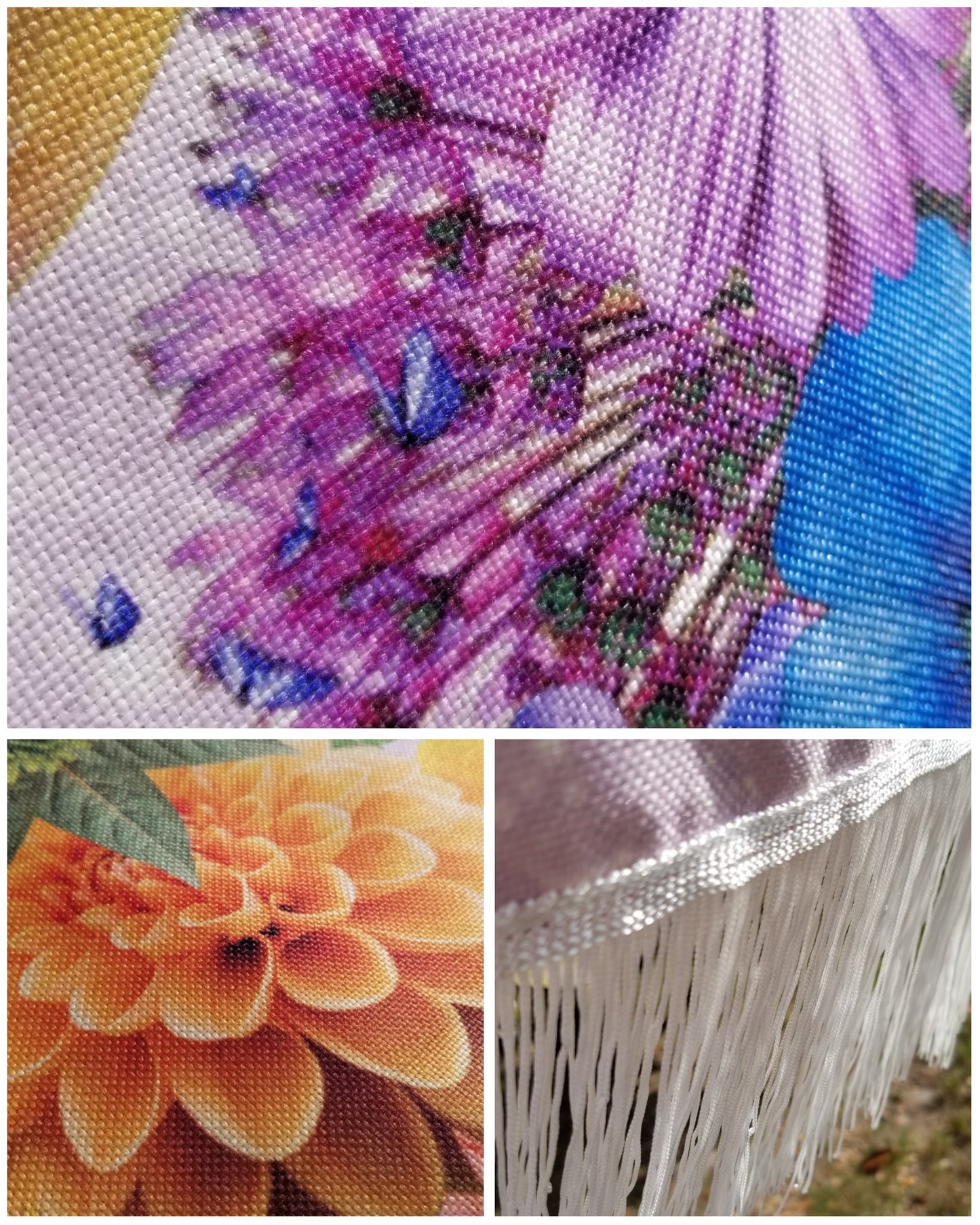 Large Floral Chakra/ Rainbow Banners 💐
