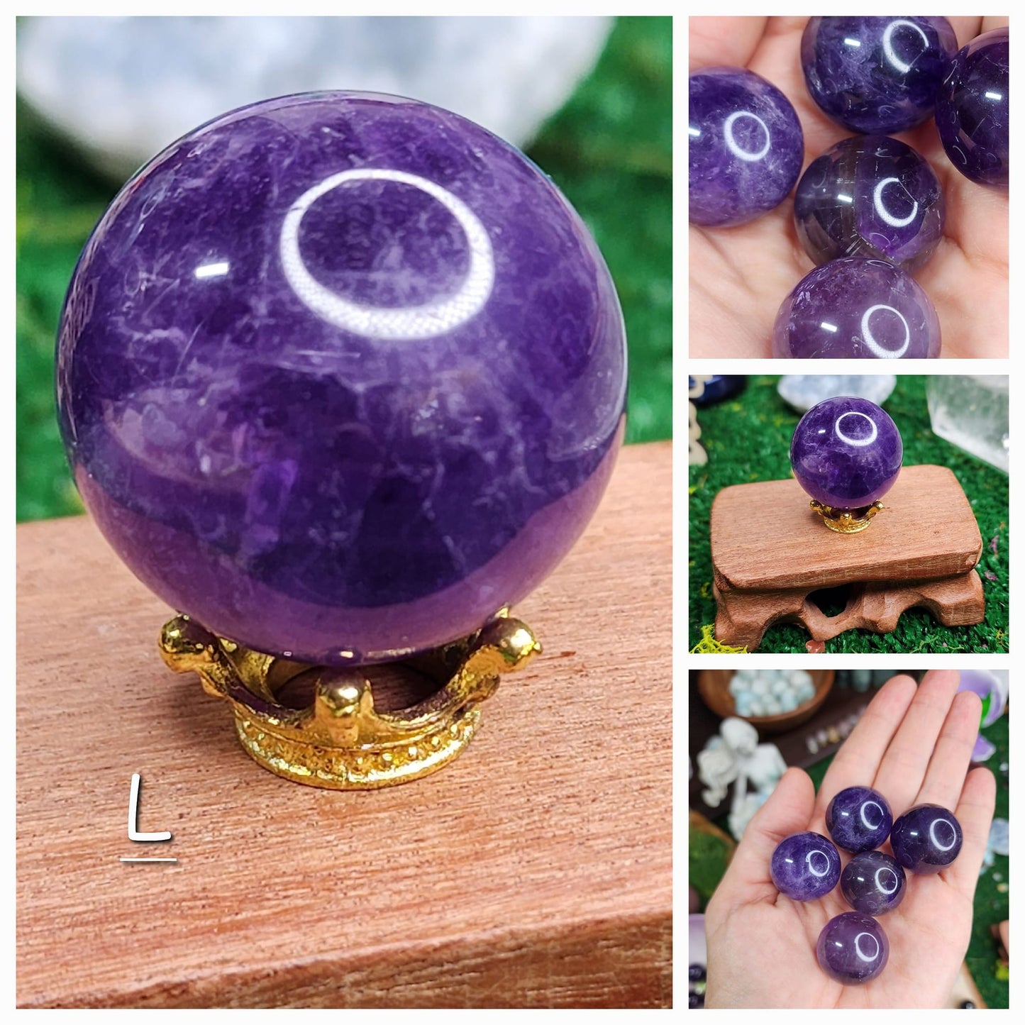 Small Amethyst Spheres π£