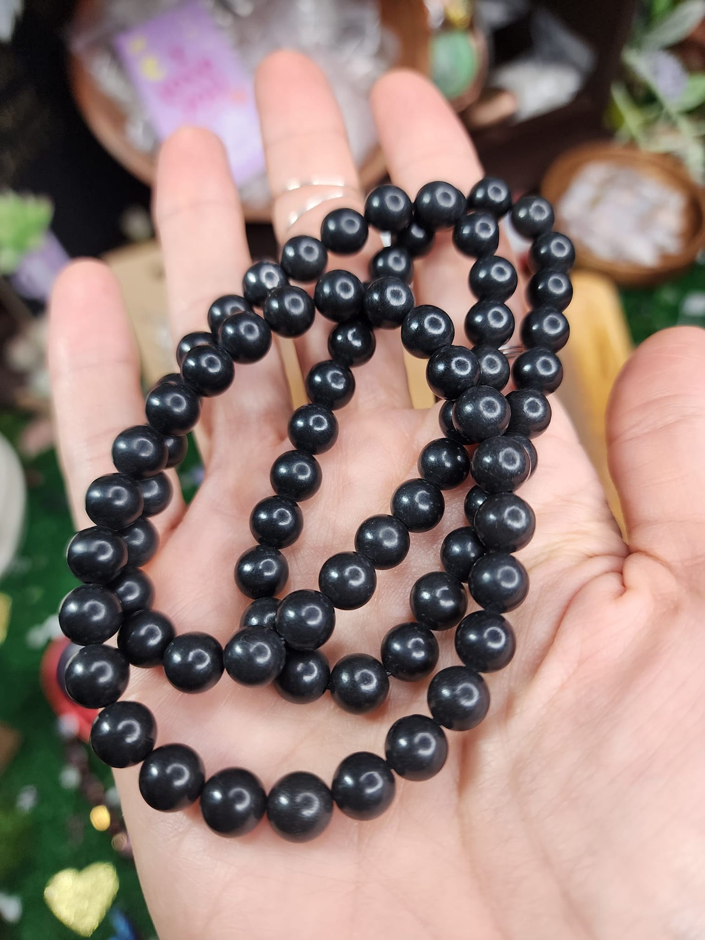 Shungite Beaded Bracelets (8mm) 🖤