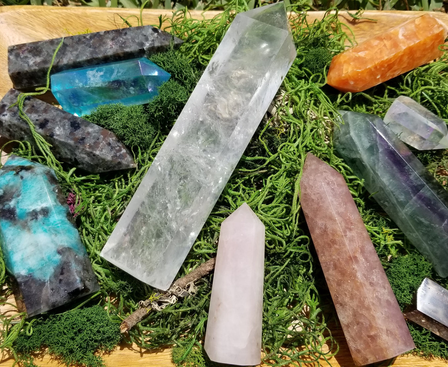 Crystal Towers and Points