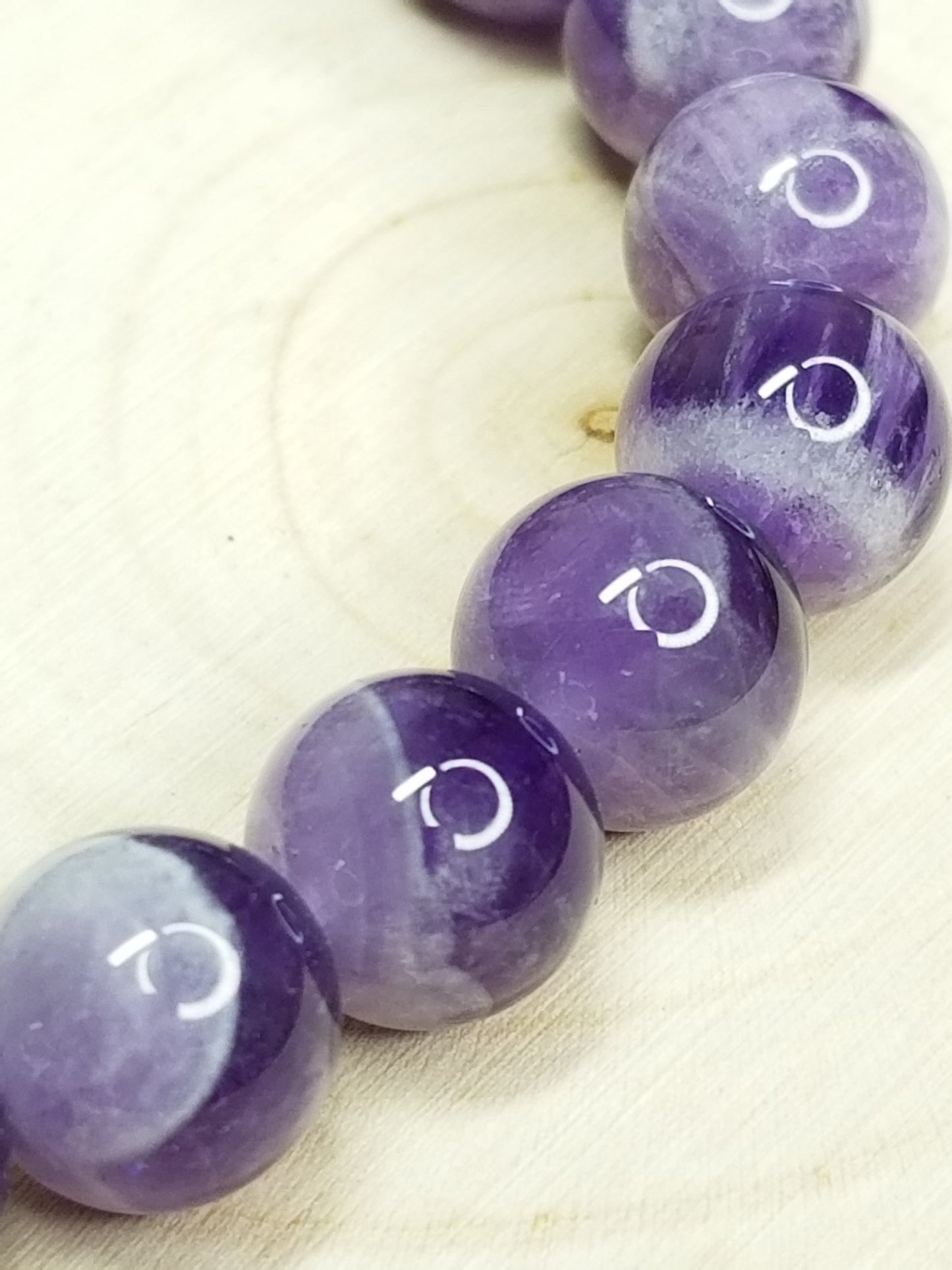 Dream Amethyst Beaded Bracelets (8mm)