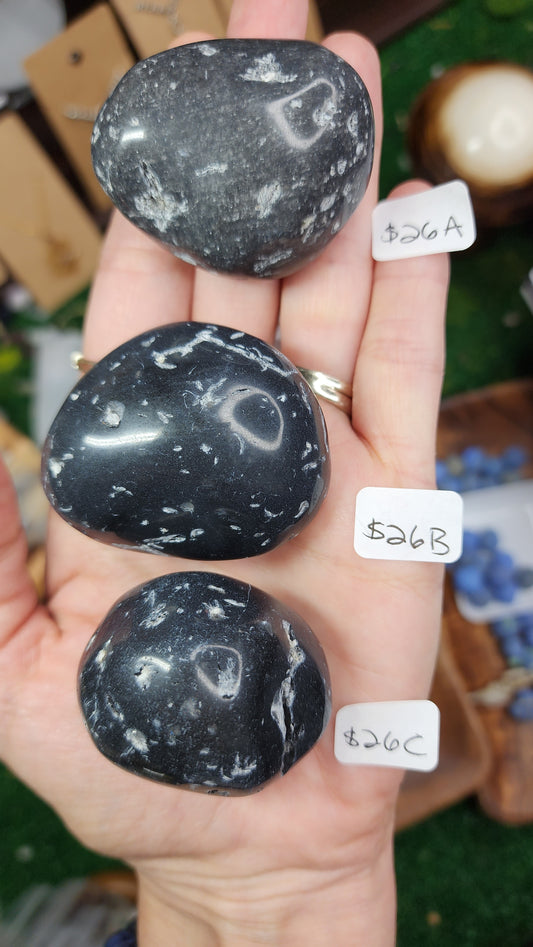 Agni Manitite Palm Stones