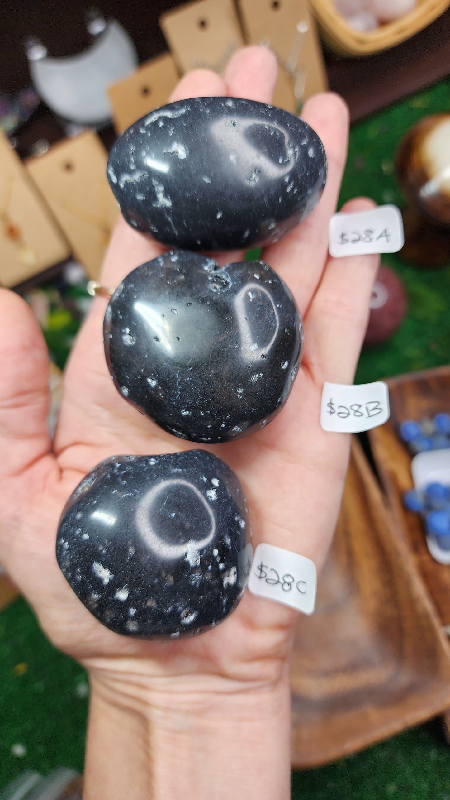 Agni Manitite Palm Stones