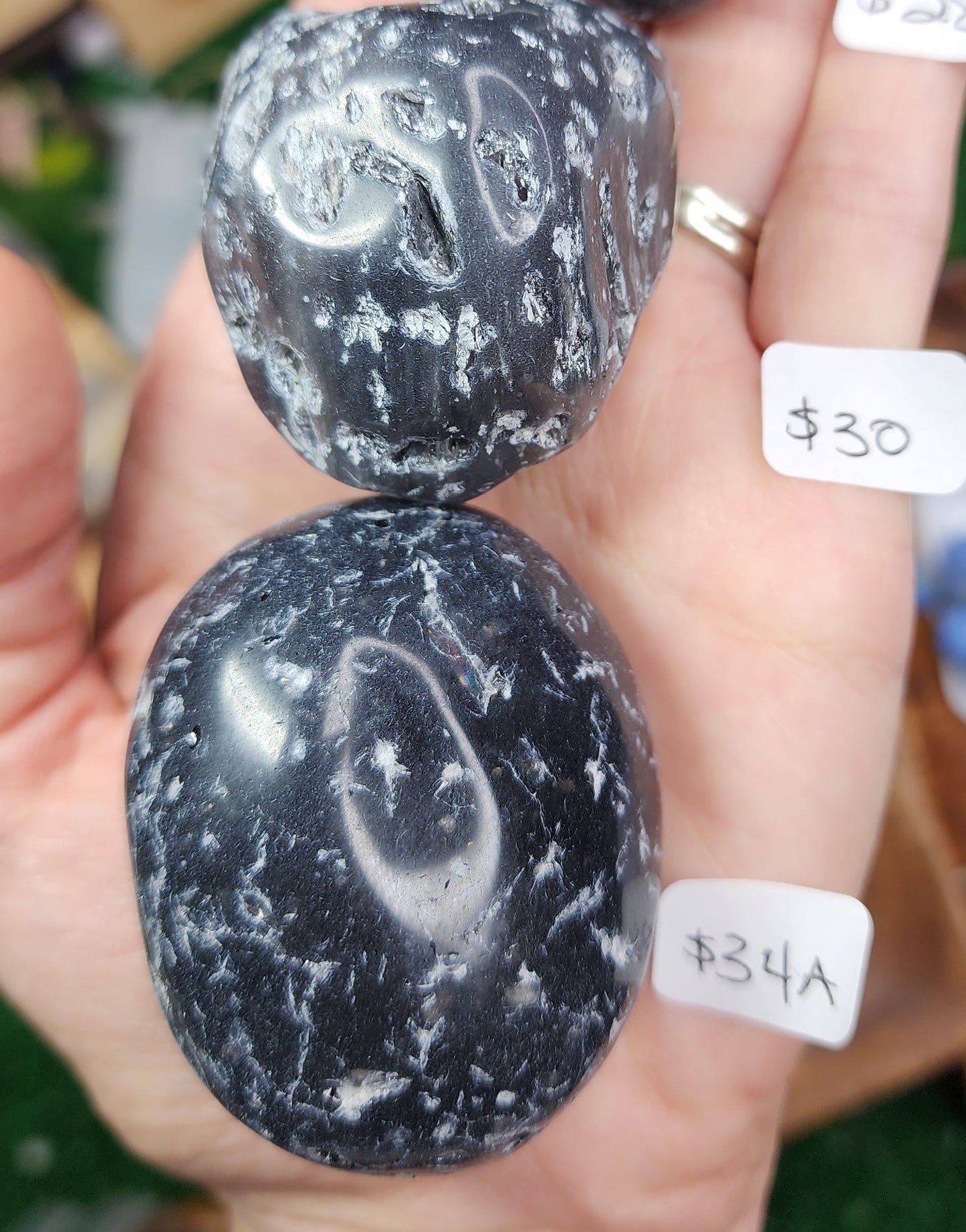 Agni Manitite Palm Stones