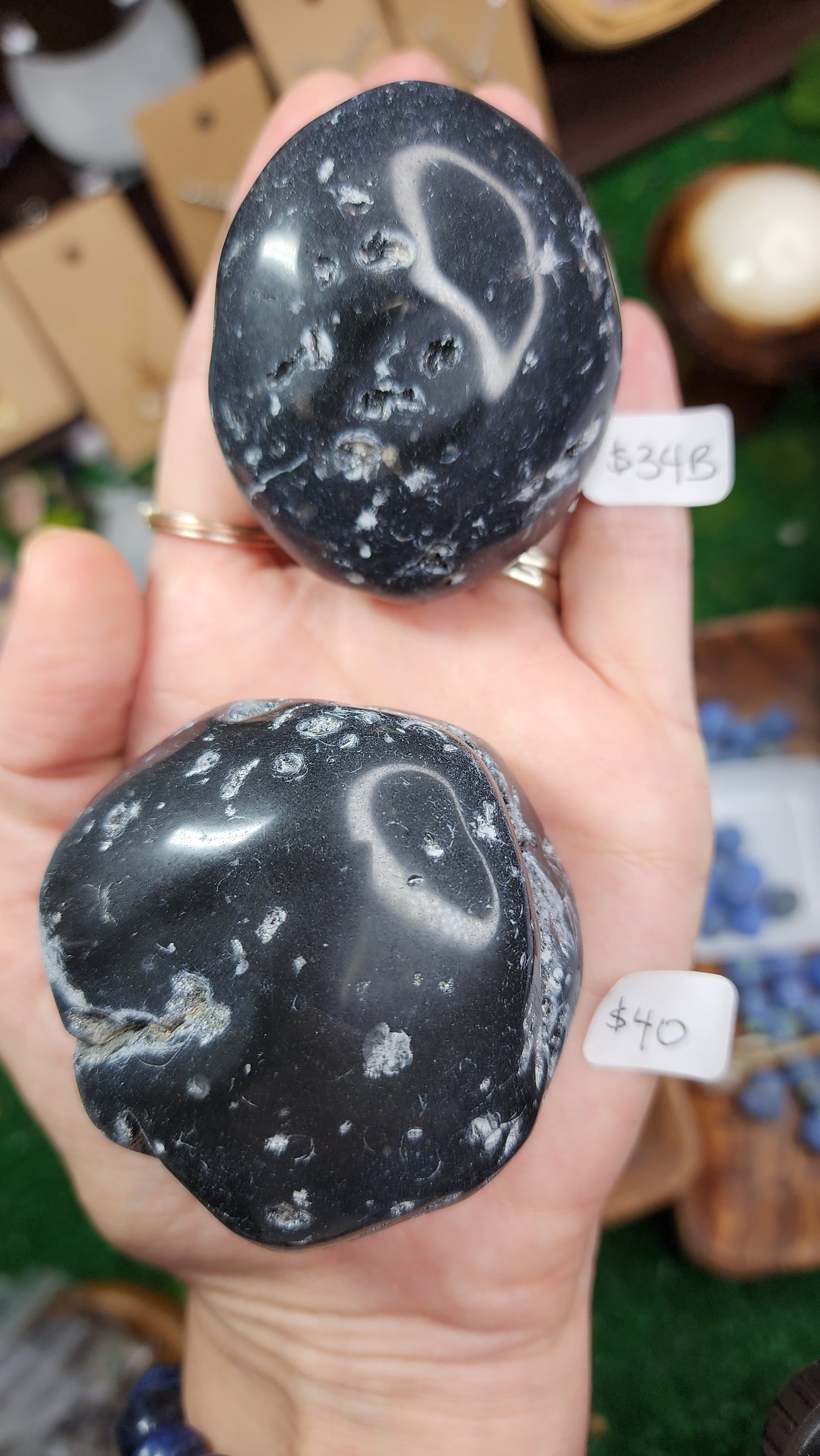 Agni Manitite Palm Stones