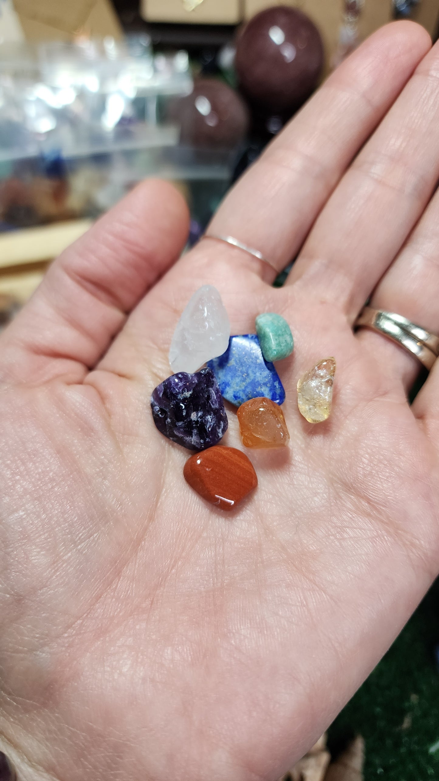 Crystal Chakra Healing Set 🌈