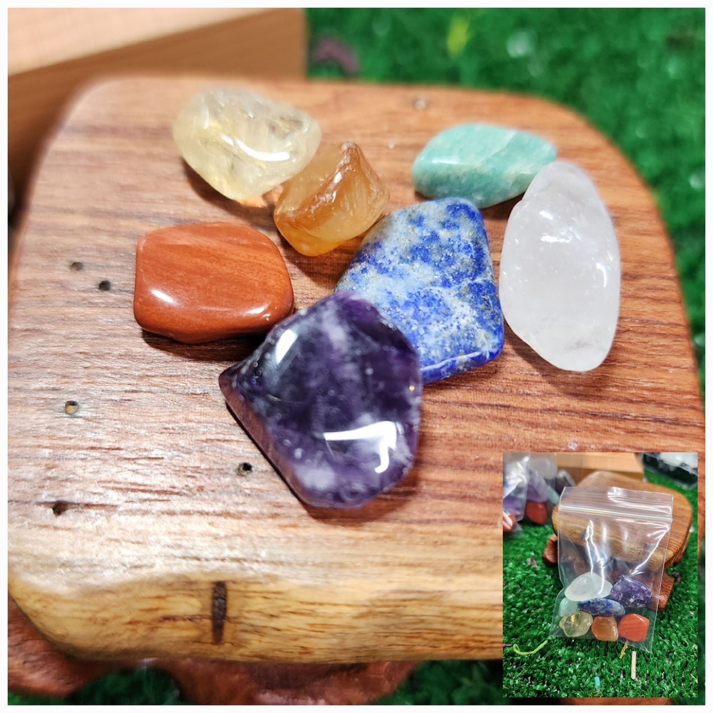 Crystal Chakra Healing Set 🌈