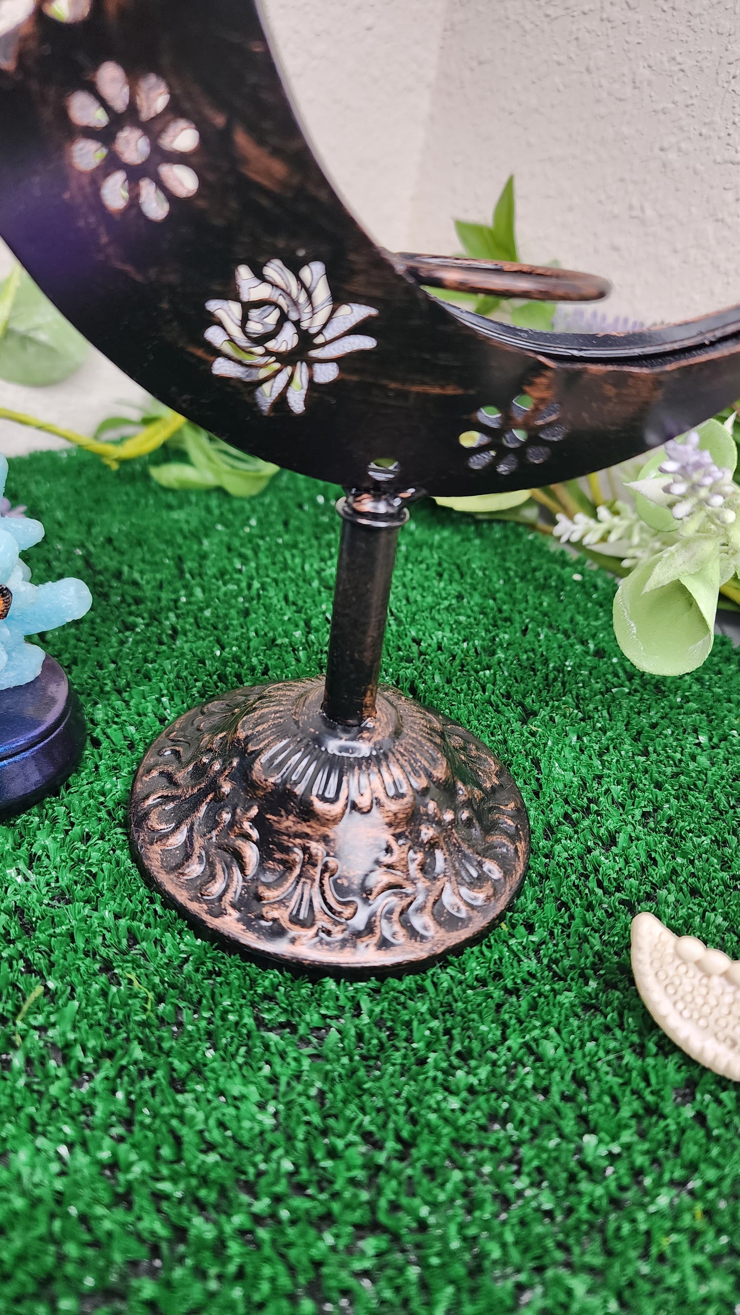 Bronze Crescent Moon - Sphere Holders 🌙