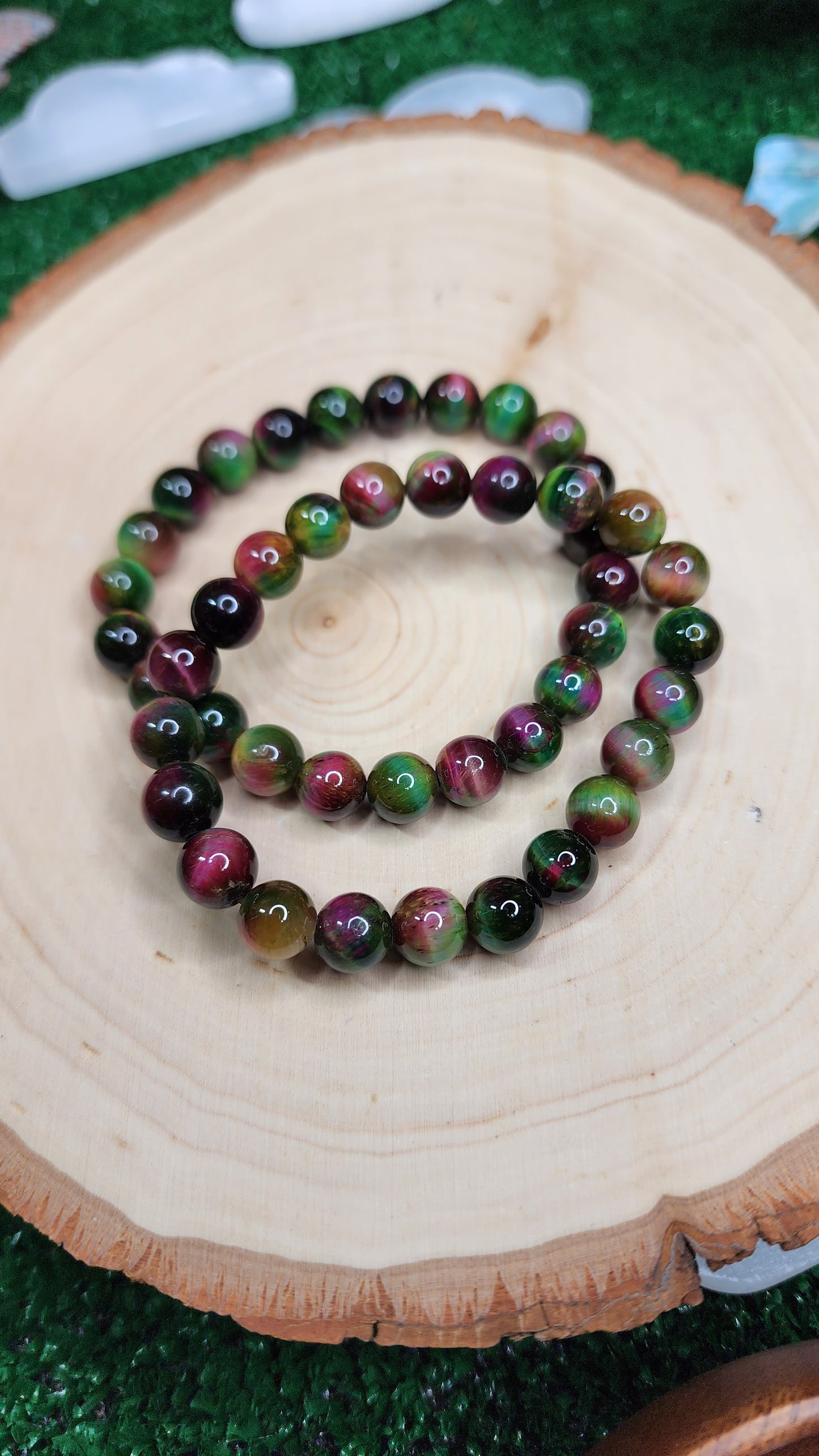 Fairy Tiger's Eye Beaded Bracelets (8mm) 🧚‍♀️