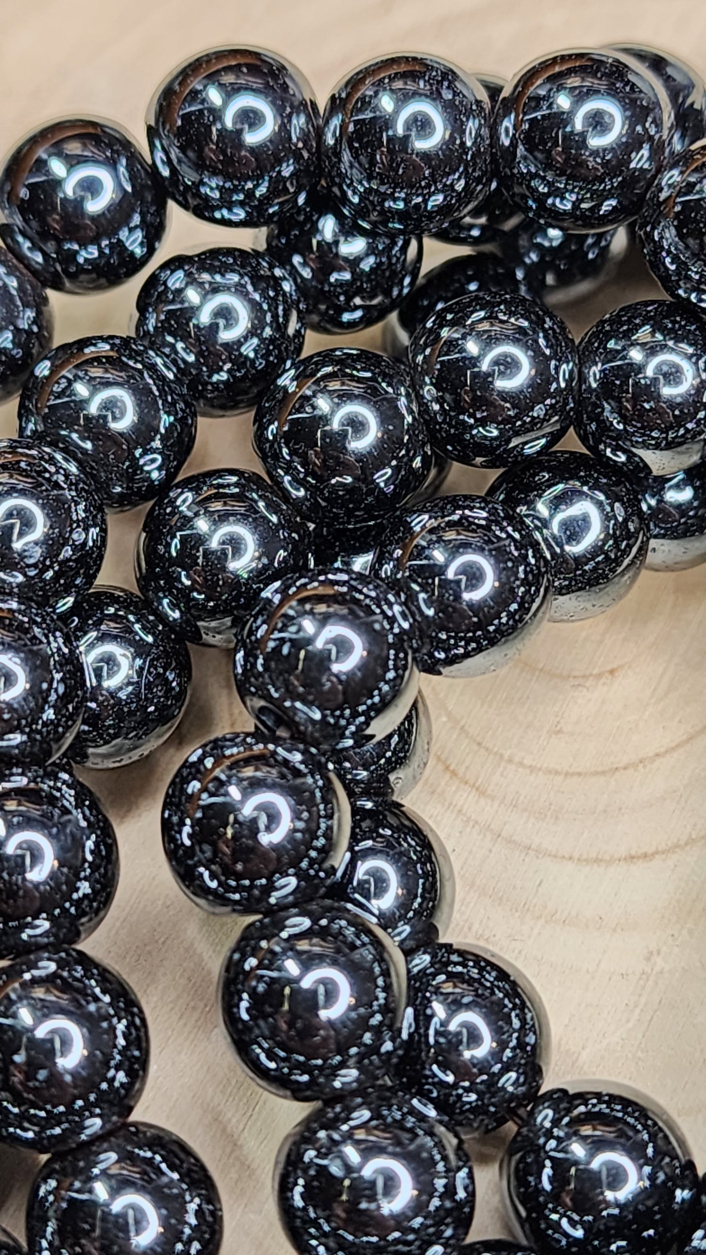 Hematite Beaded Bracelets (8mm)