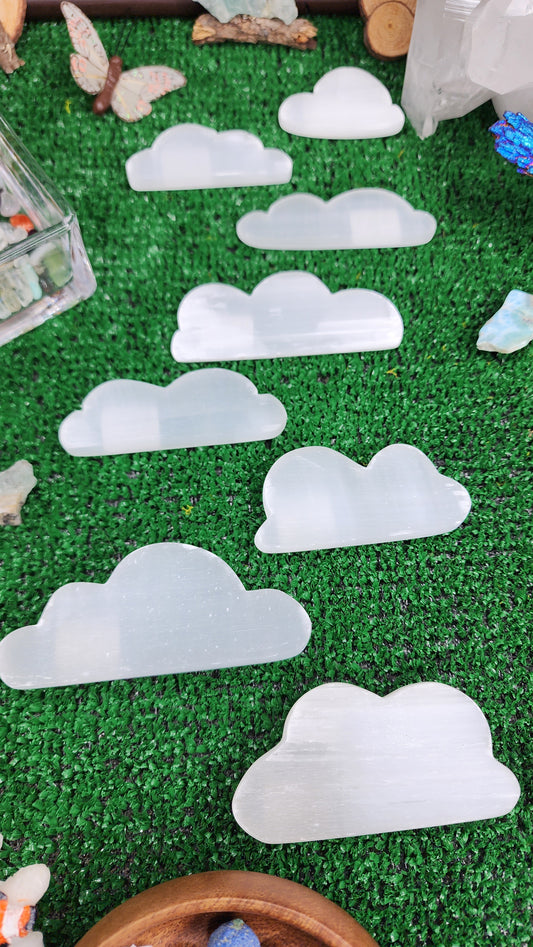 Selenite (Satin Spar) Clouds ☁️