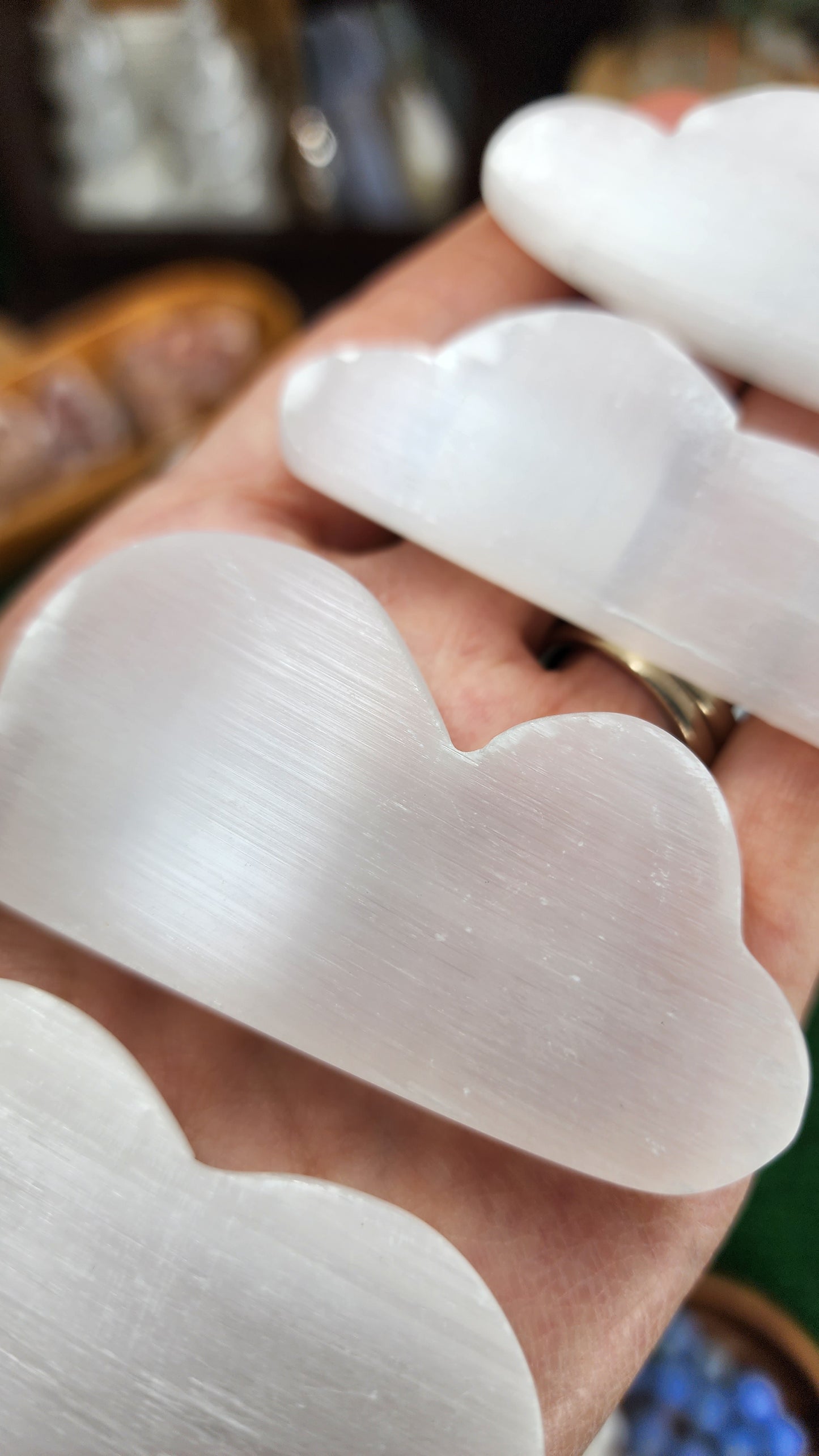 Selenite (Satin Spar) Clouds ☁️