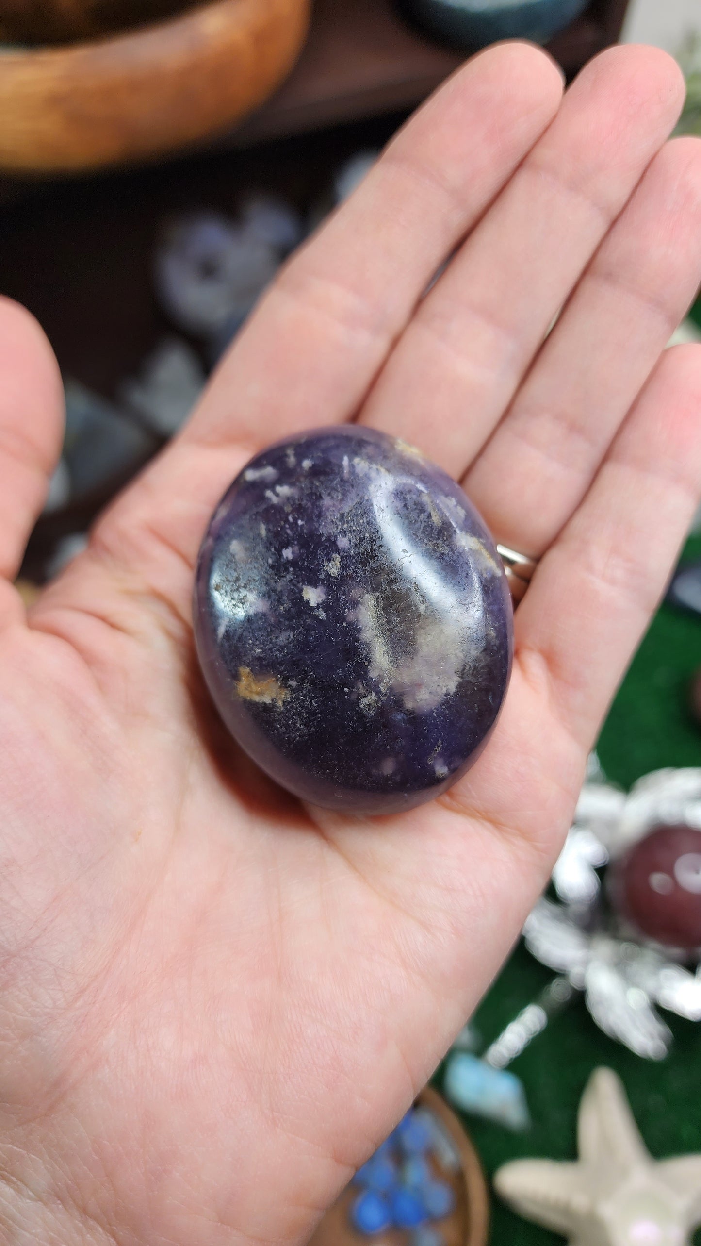 Lepidolite Palm Stones 💜