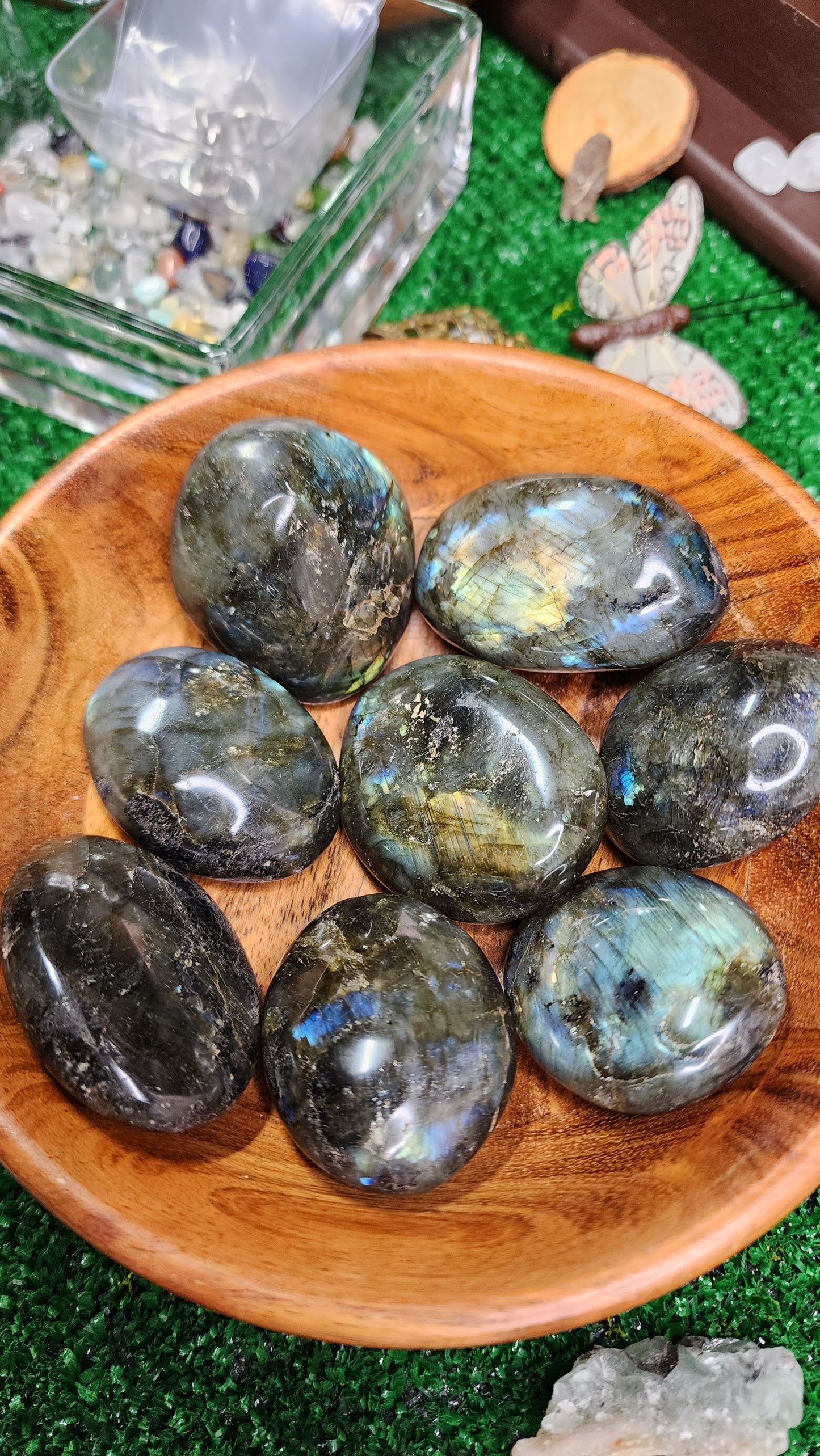 Labradorite Palm Stones