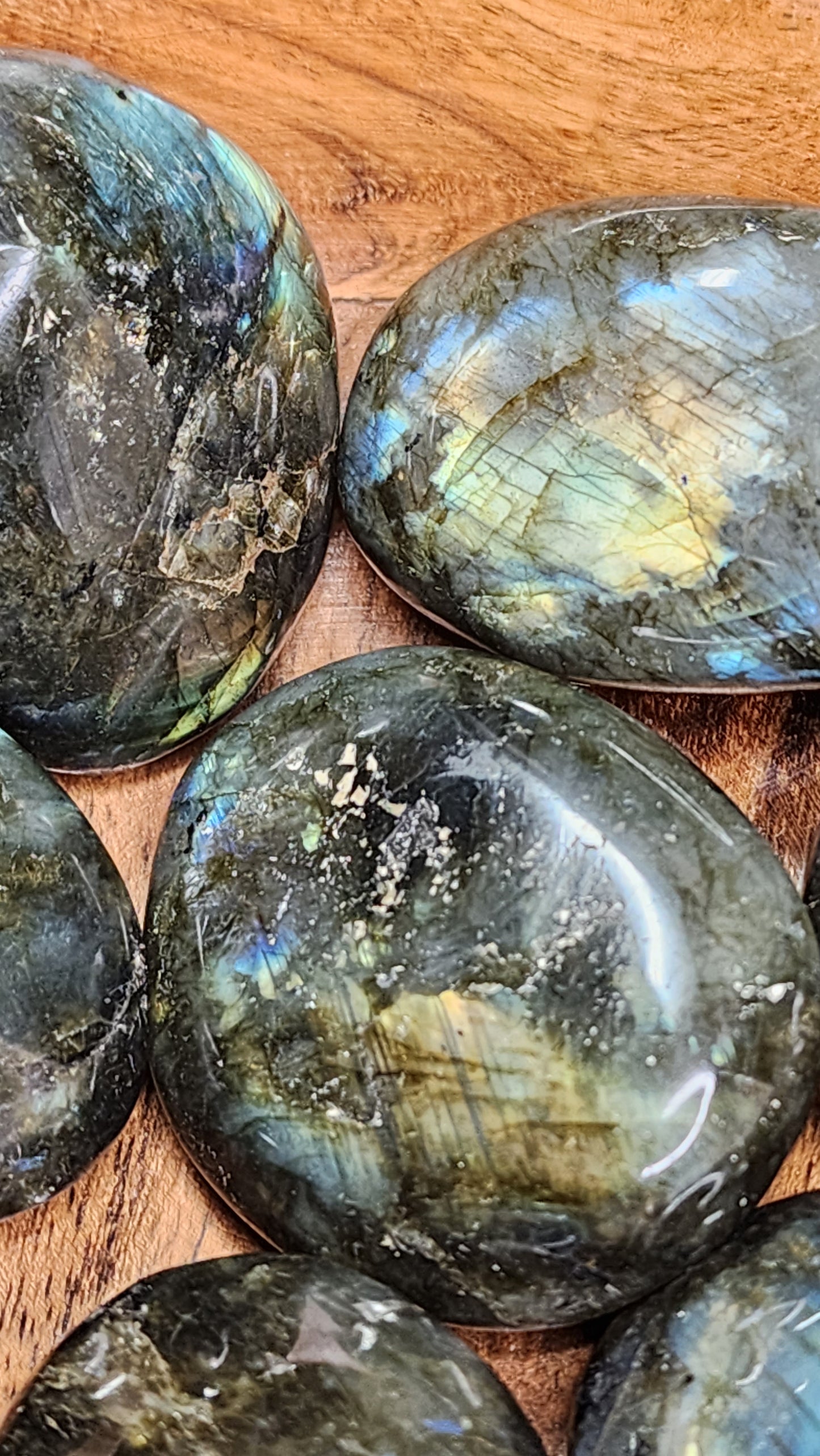Labradorite Palm Stones