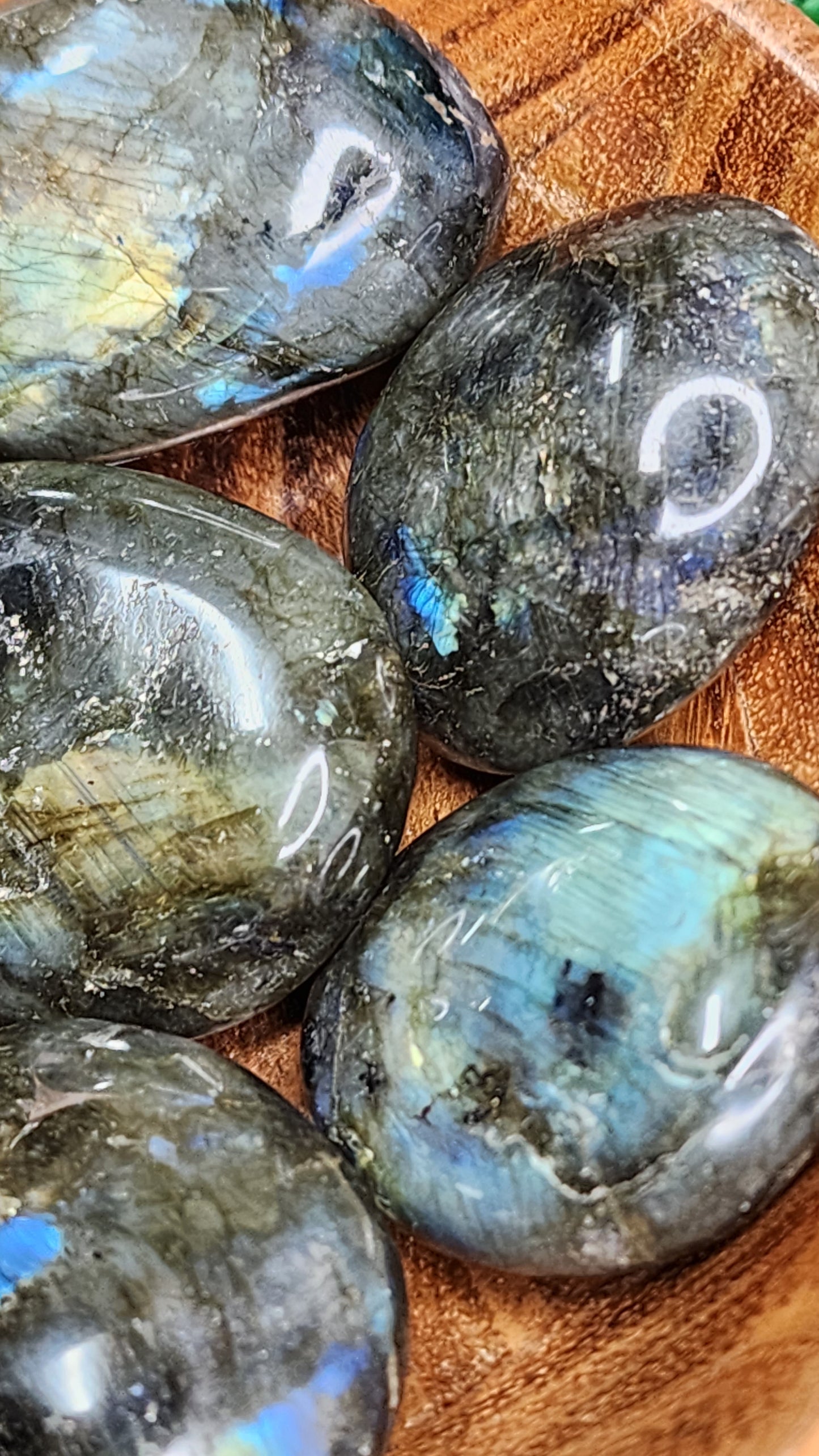 Labradorite Palm Stones