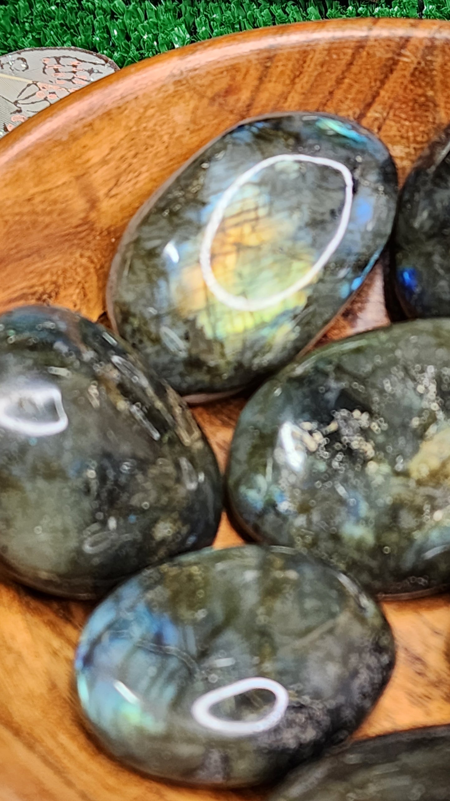 Labradorite Palm Stones