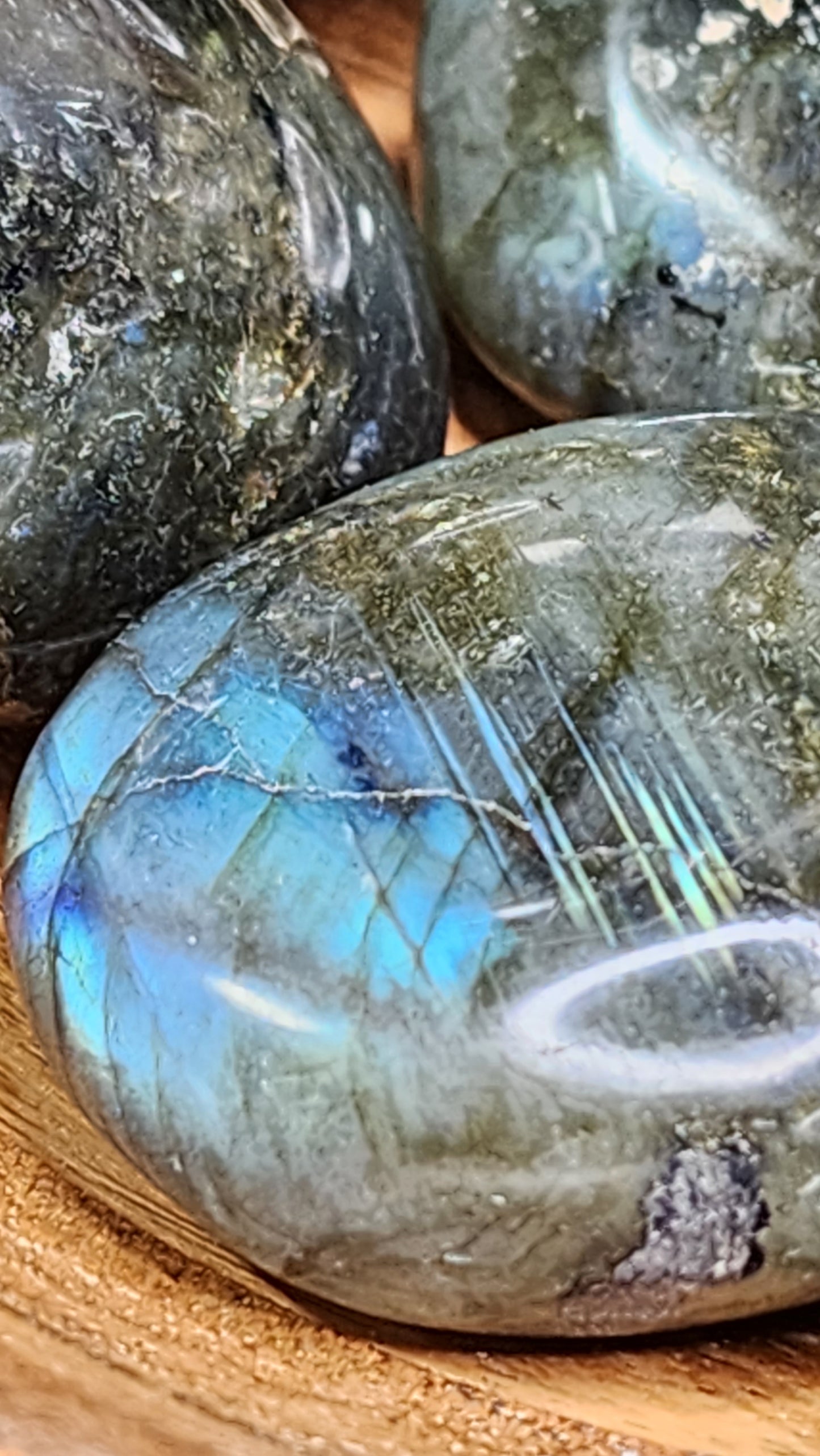 Labradorite Palm Stones