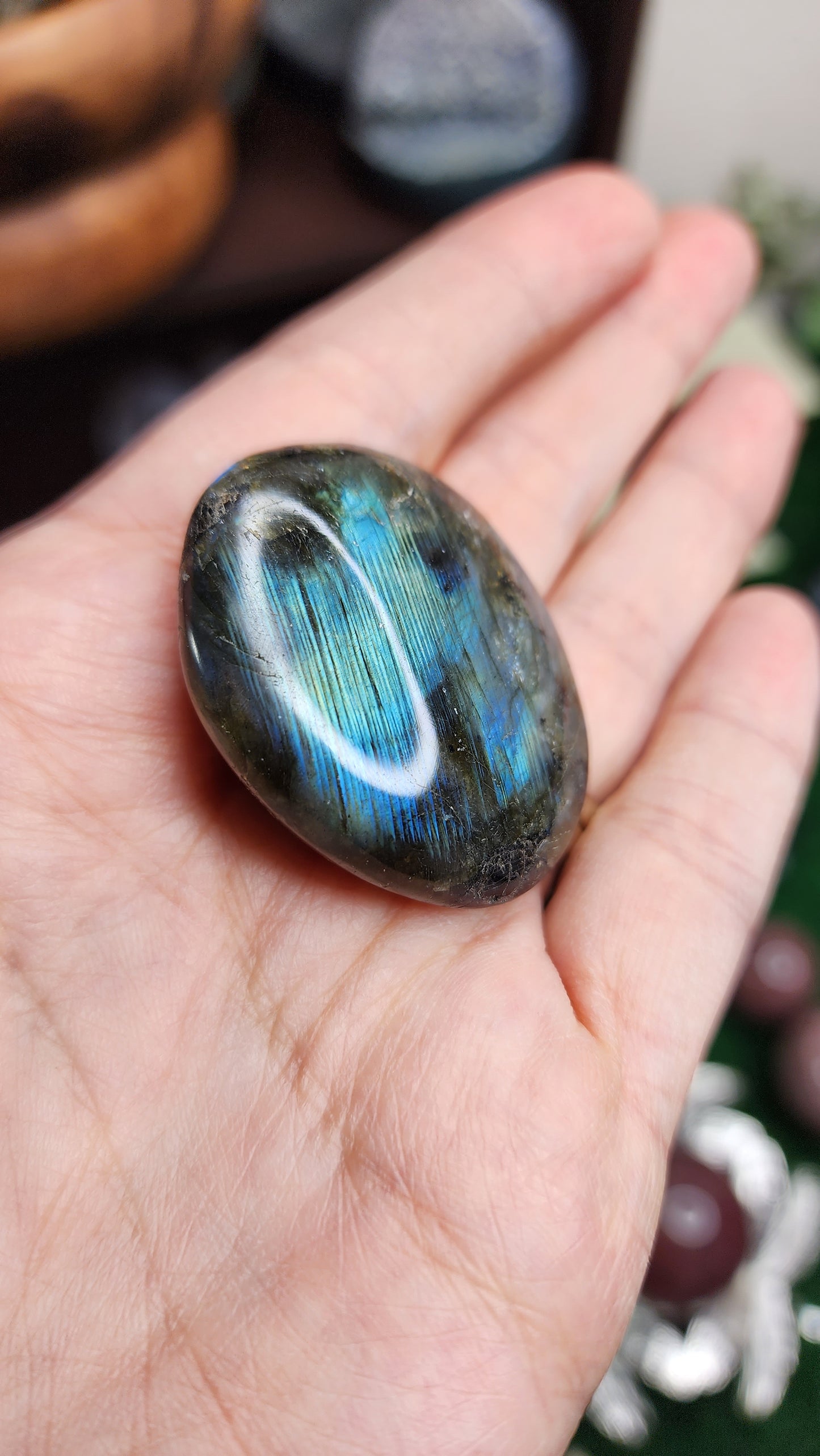 Labradorite Palm Stones