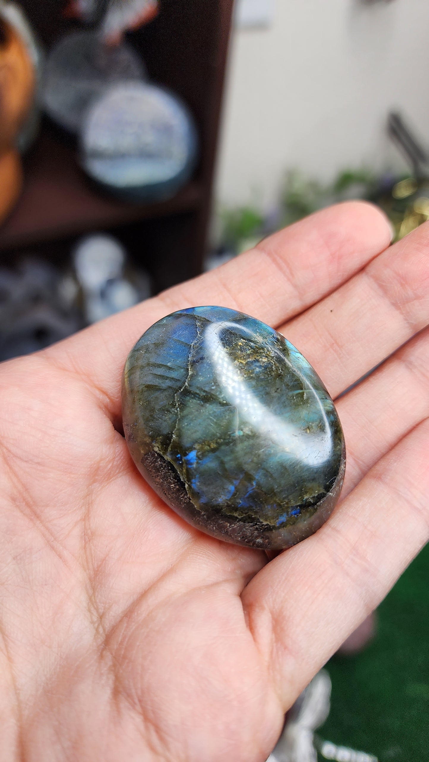 Labradorite Palm Stones