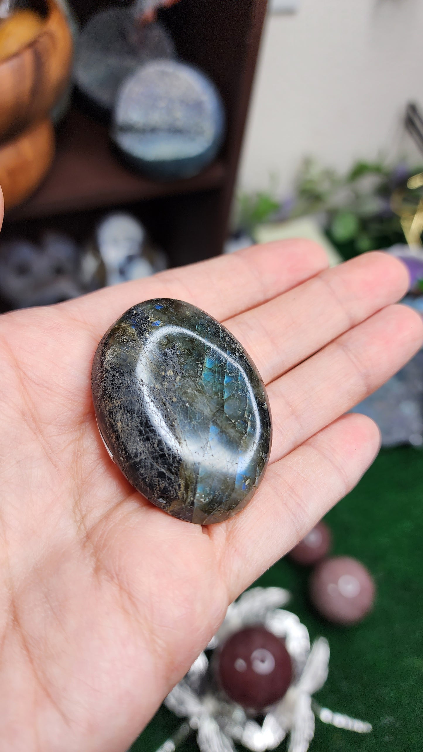 Labradorite Palm Stones