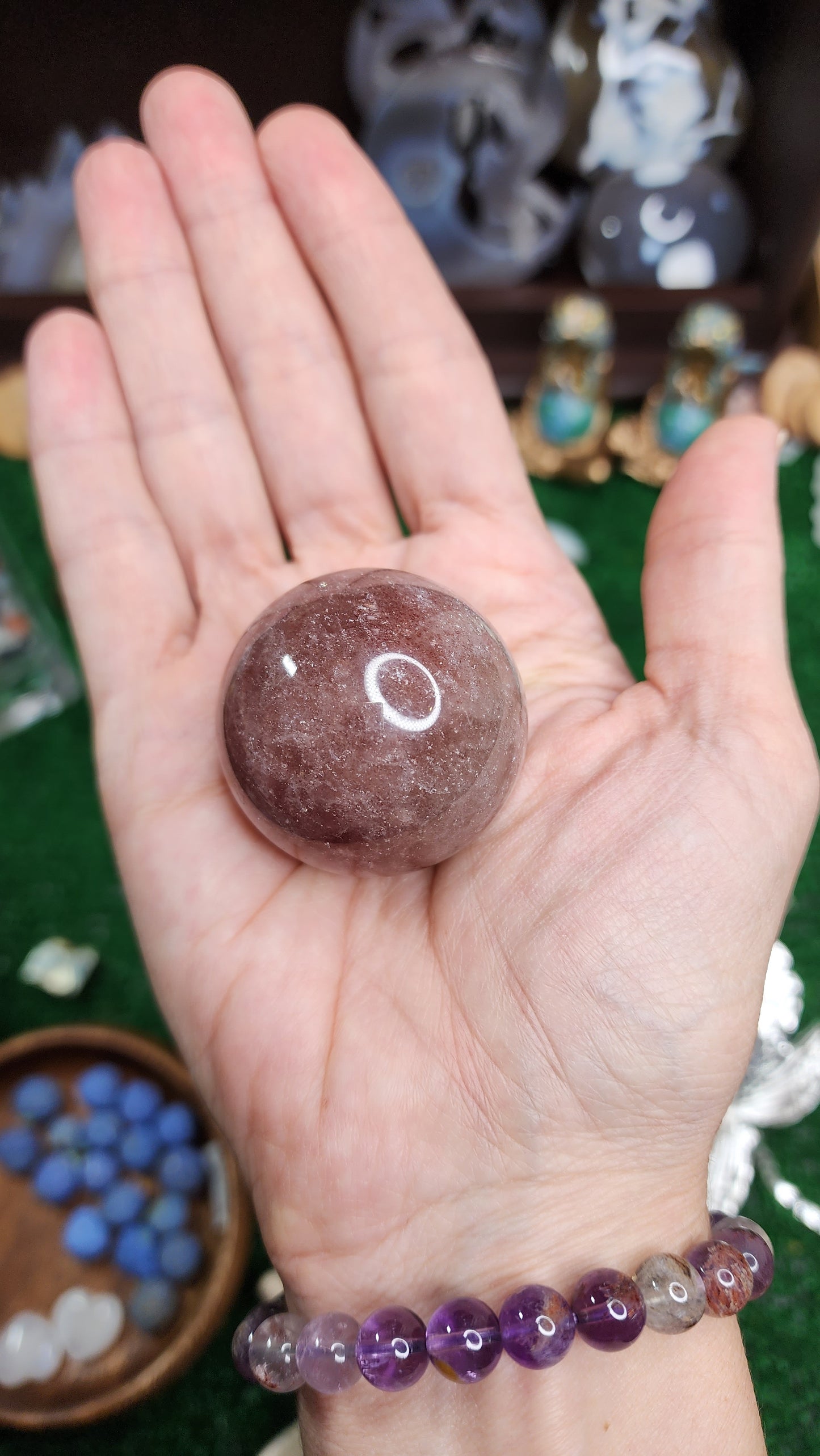 Strawberry Quartz Spheres 🍓