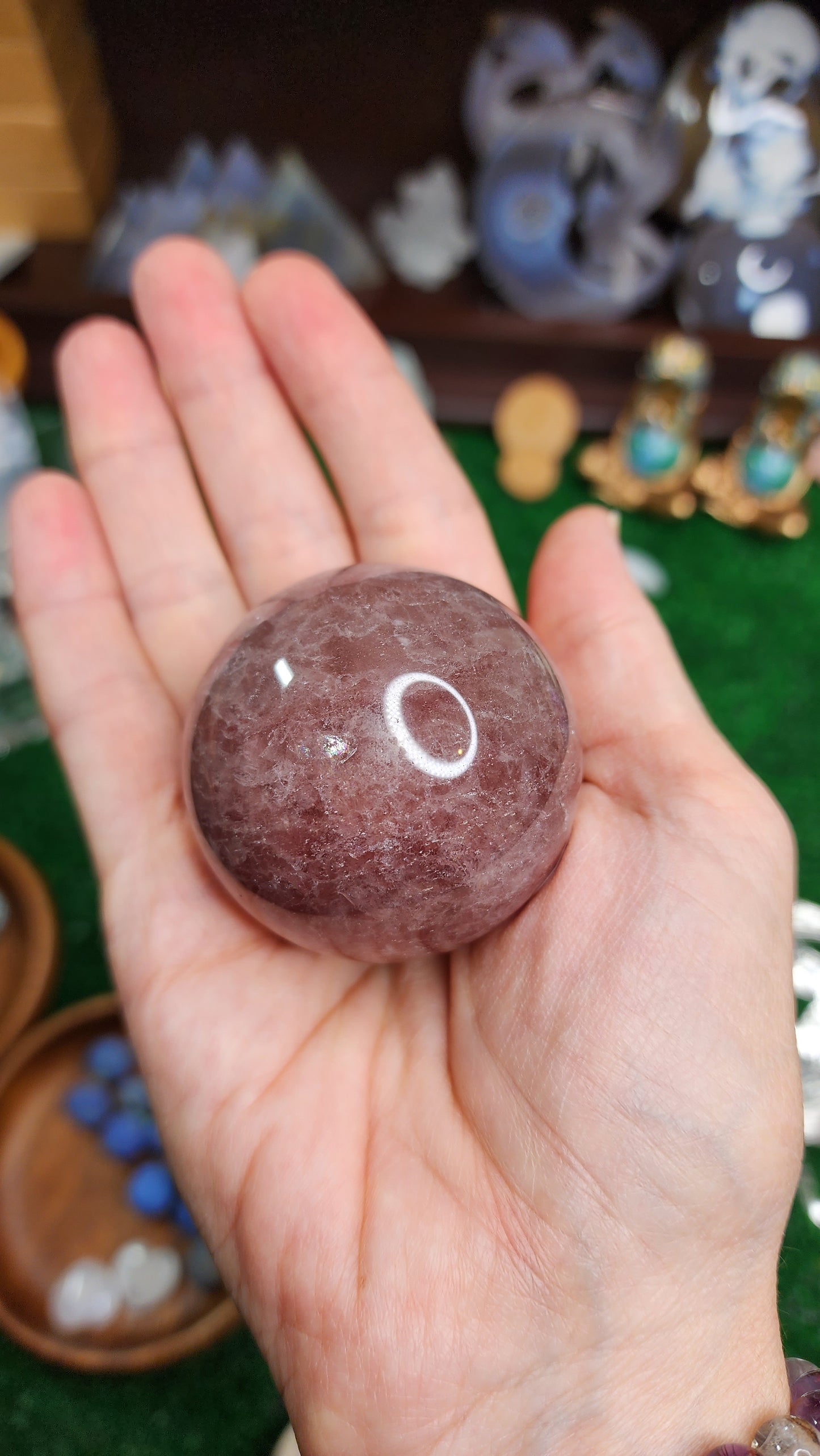 Strawberry Quartz Spheres 🍓