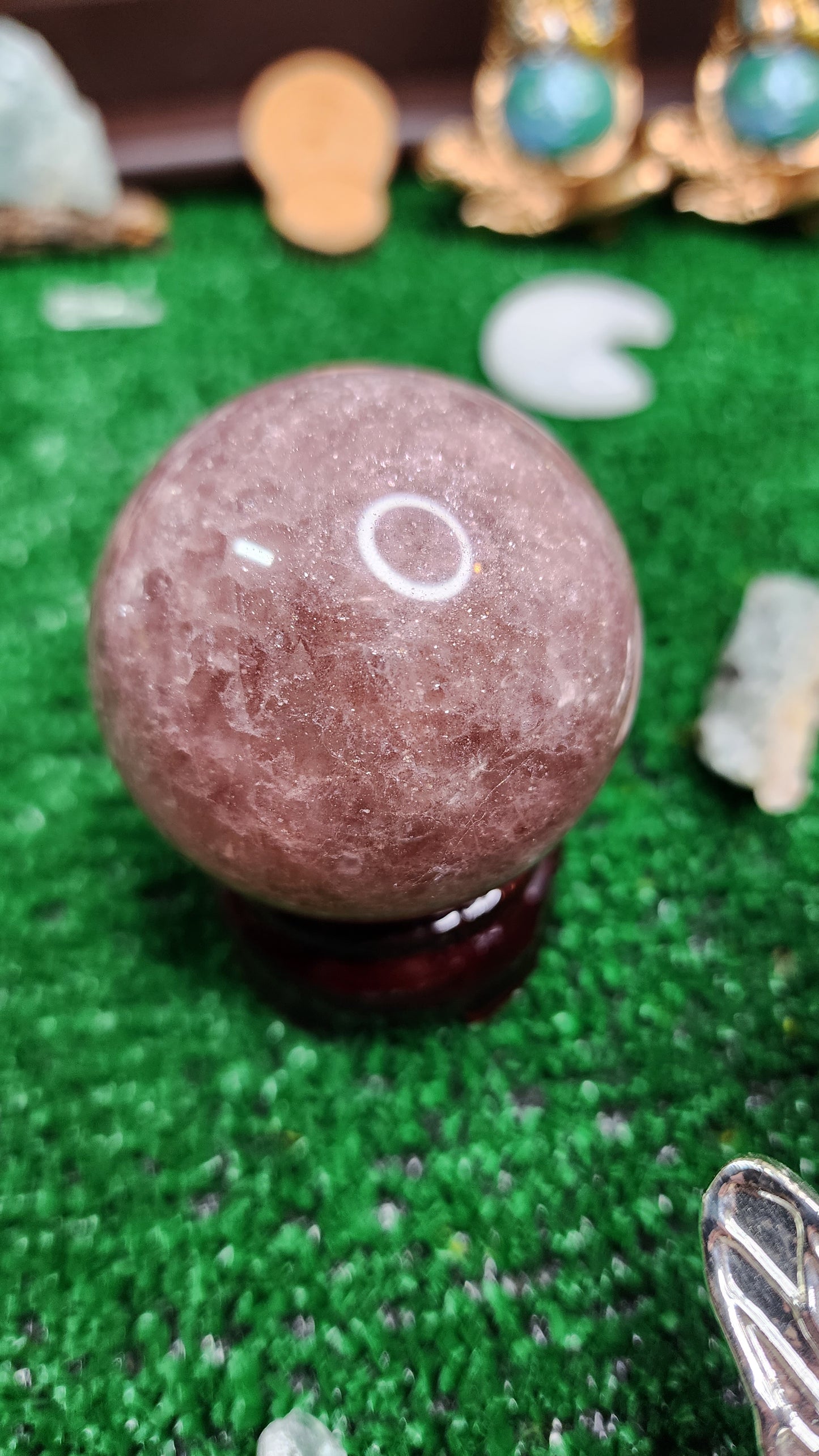 Strawberry Quartz Spheres 🍓