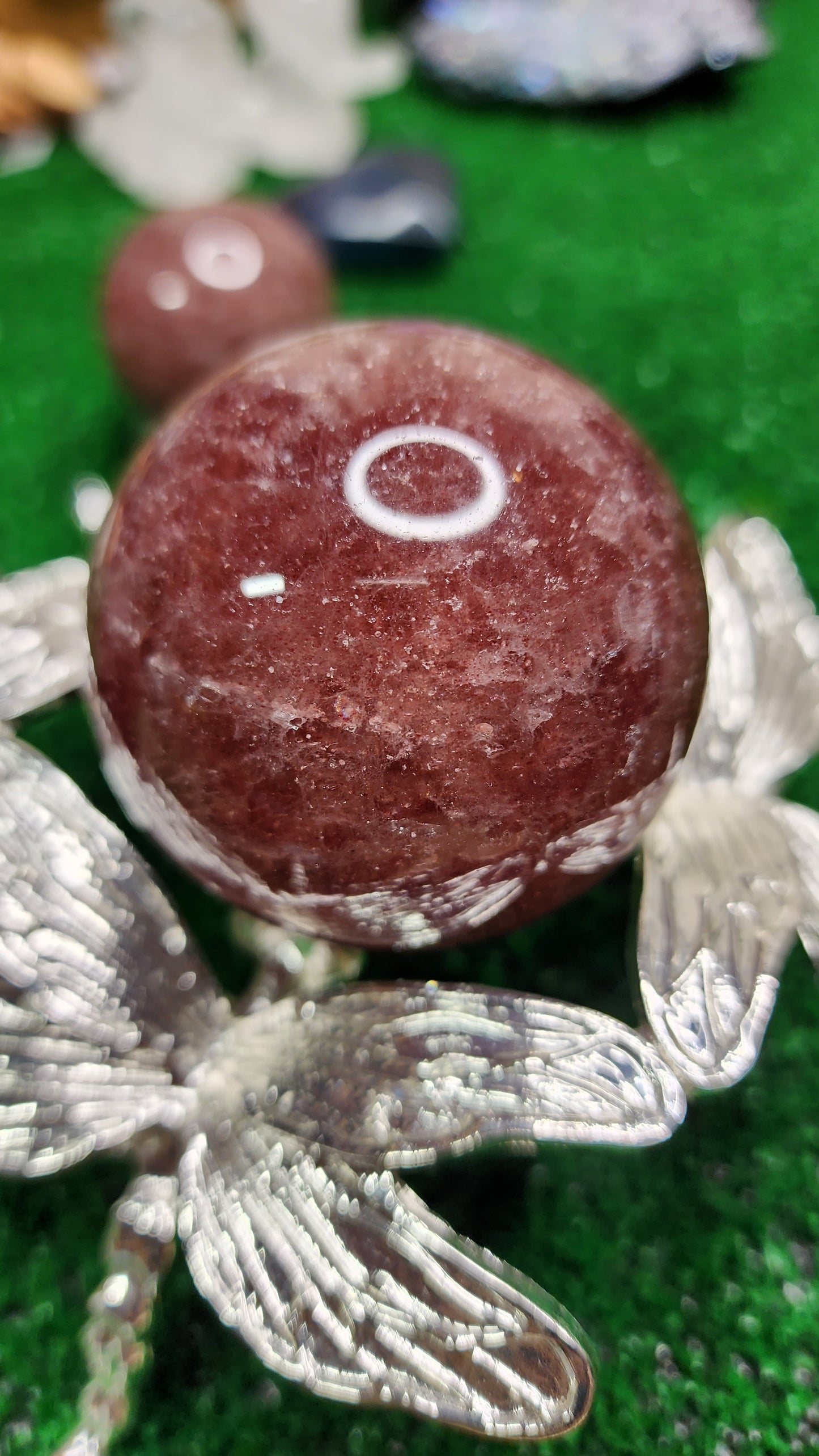 Strawberry Quartz Spheres 🍓