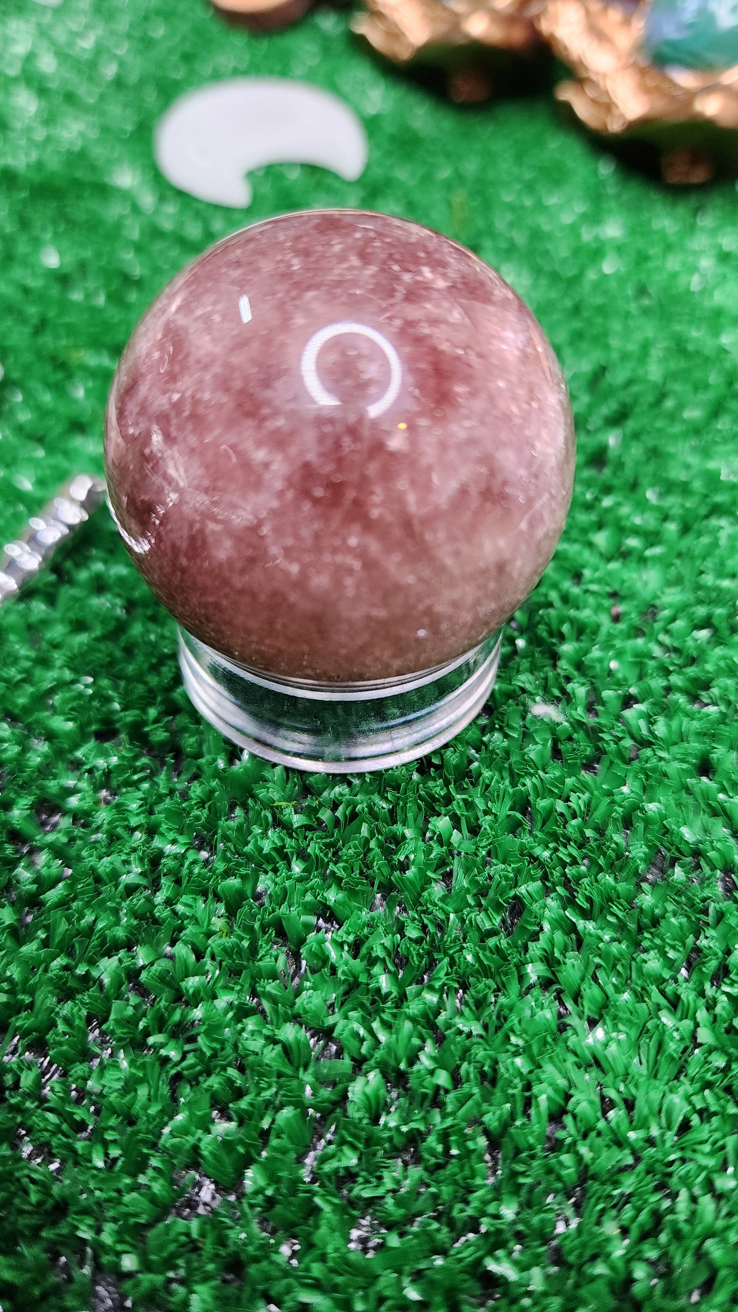 Strawberry Quartz Spheres 🍓