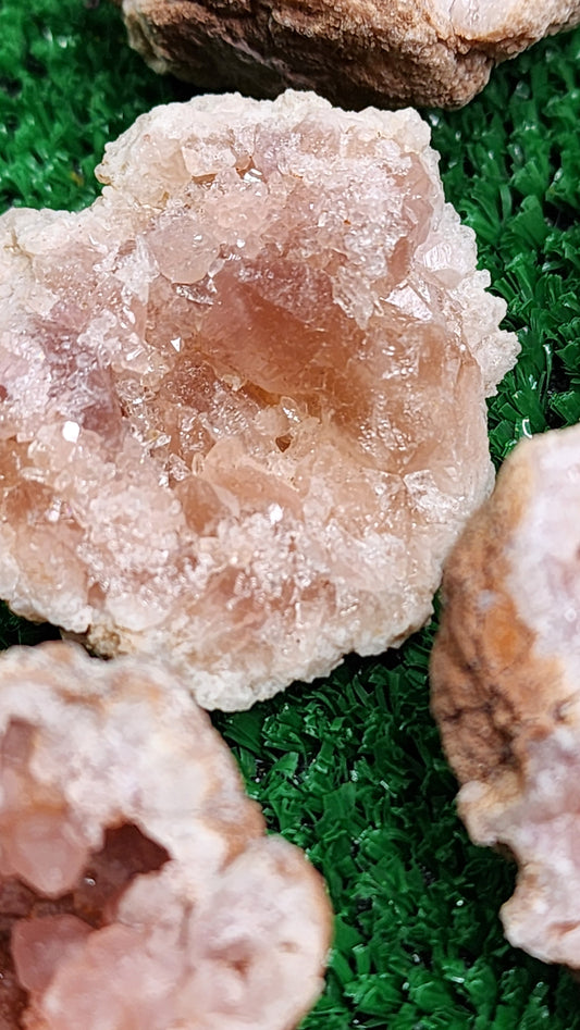 Pink Amethyst Geode Clusters 🎀
