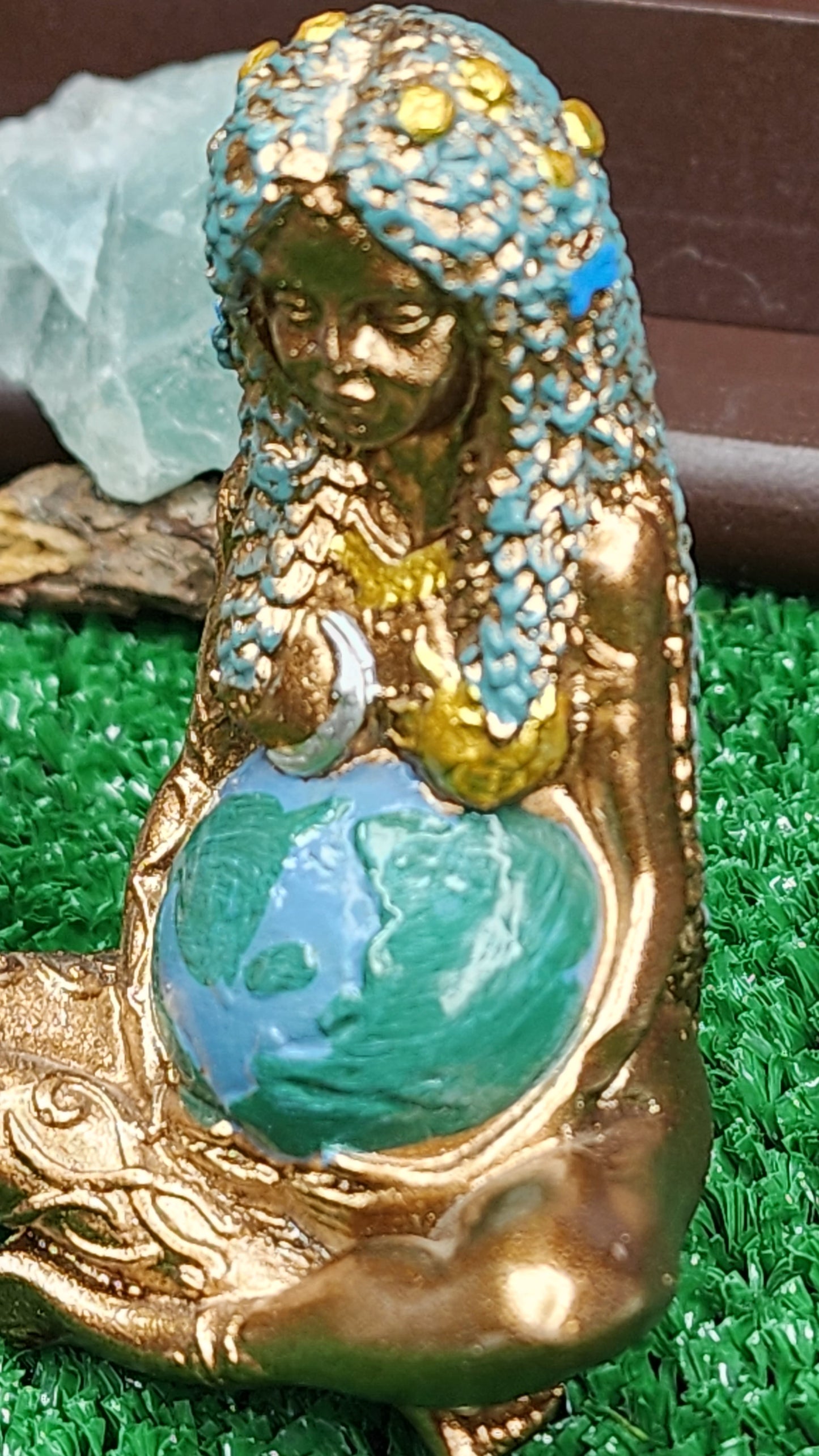 Mother Gaia statues 🌿