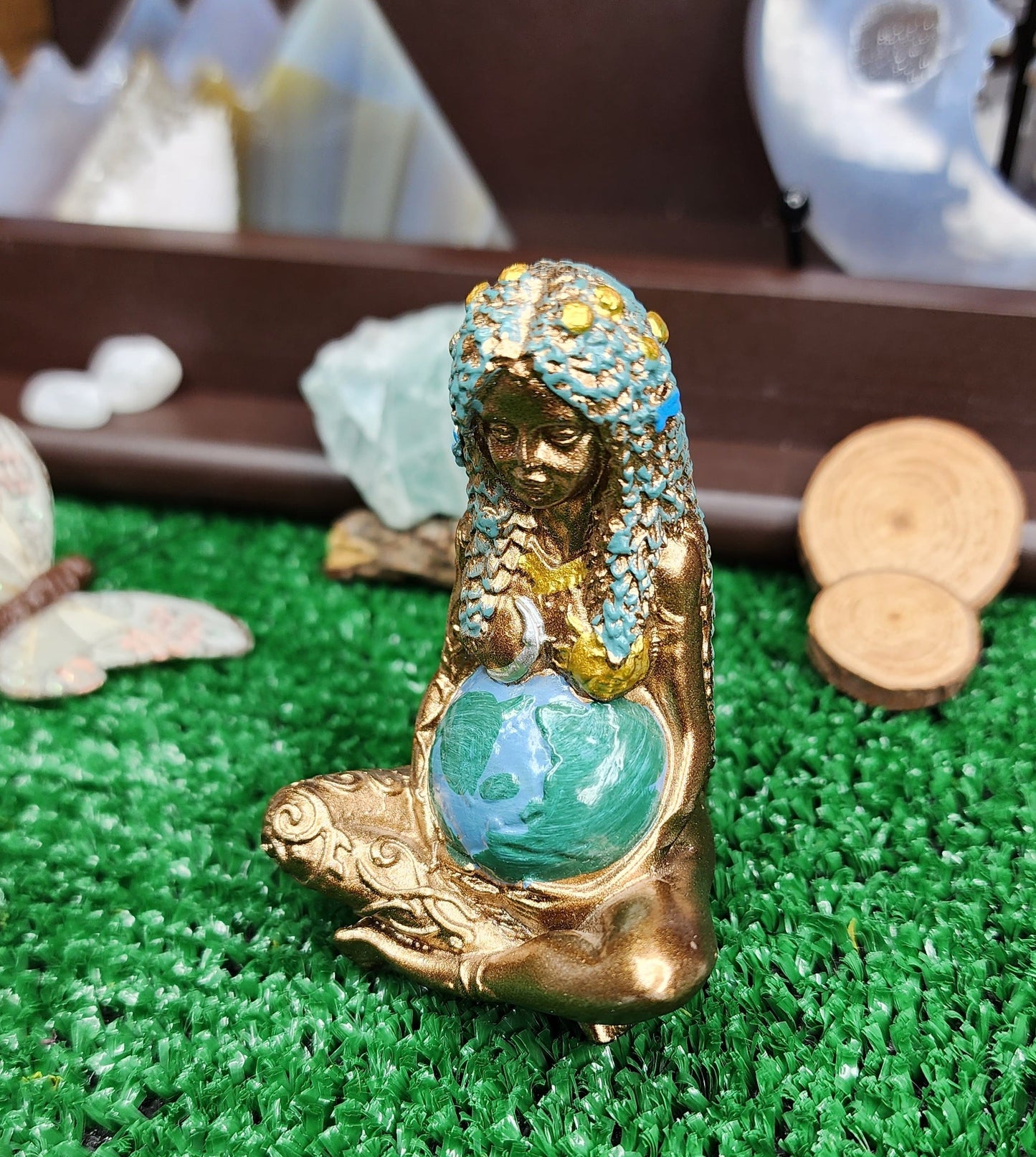 Mother Gaia statues 🌿