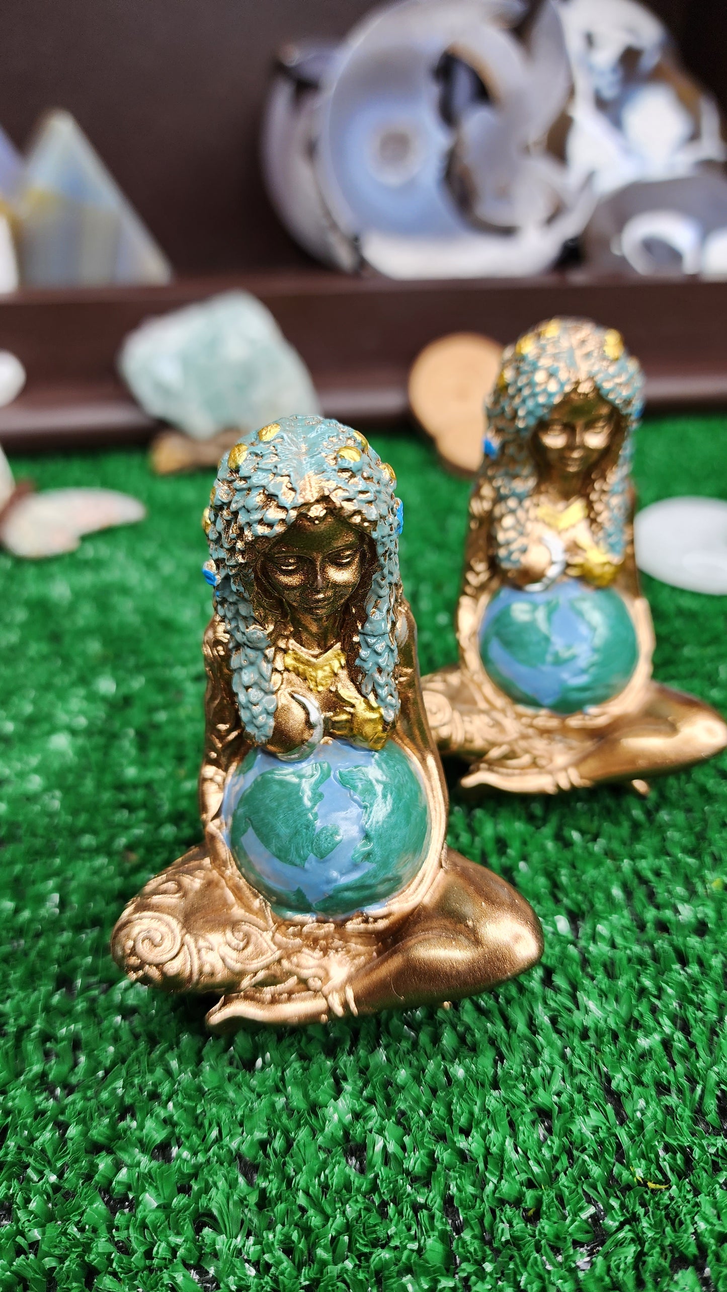 Mother Gaia statues 🌿